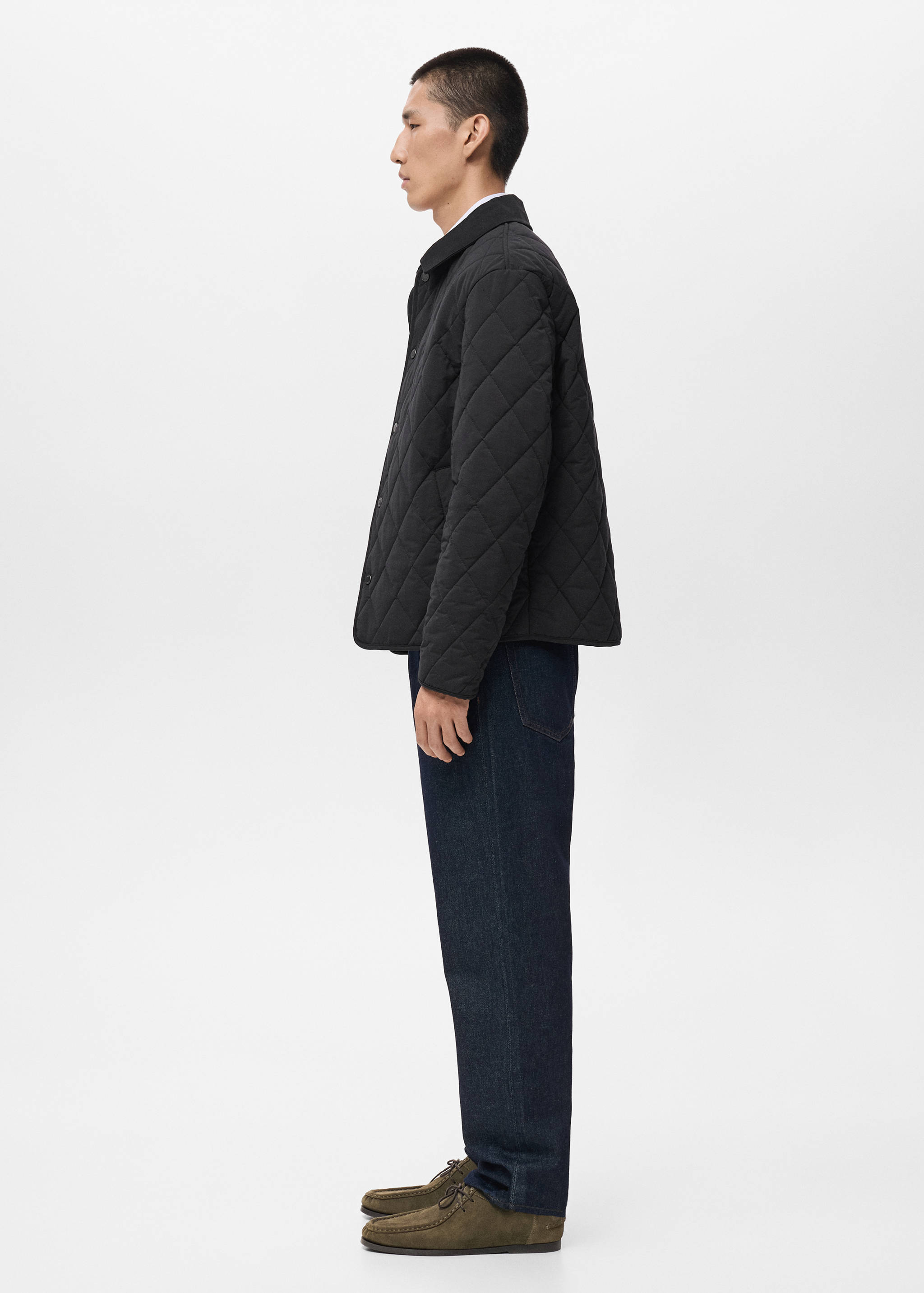 Quilted water repellent jacket - Details of the article 2