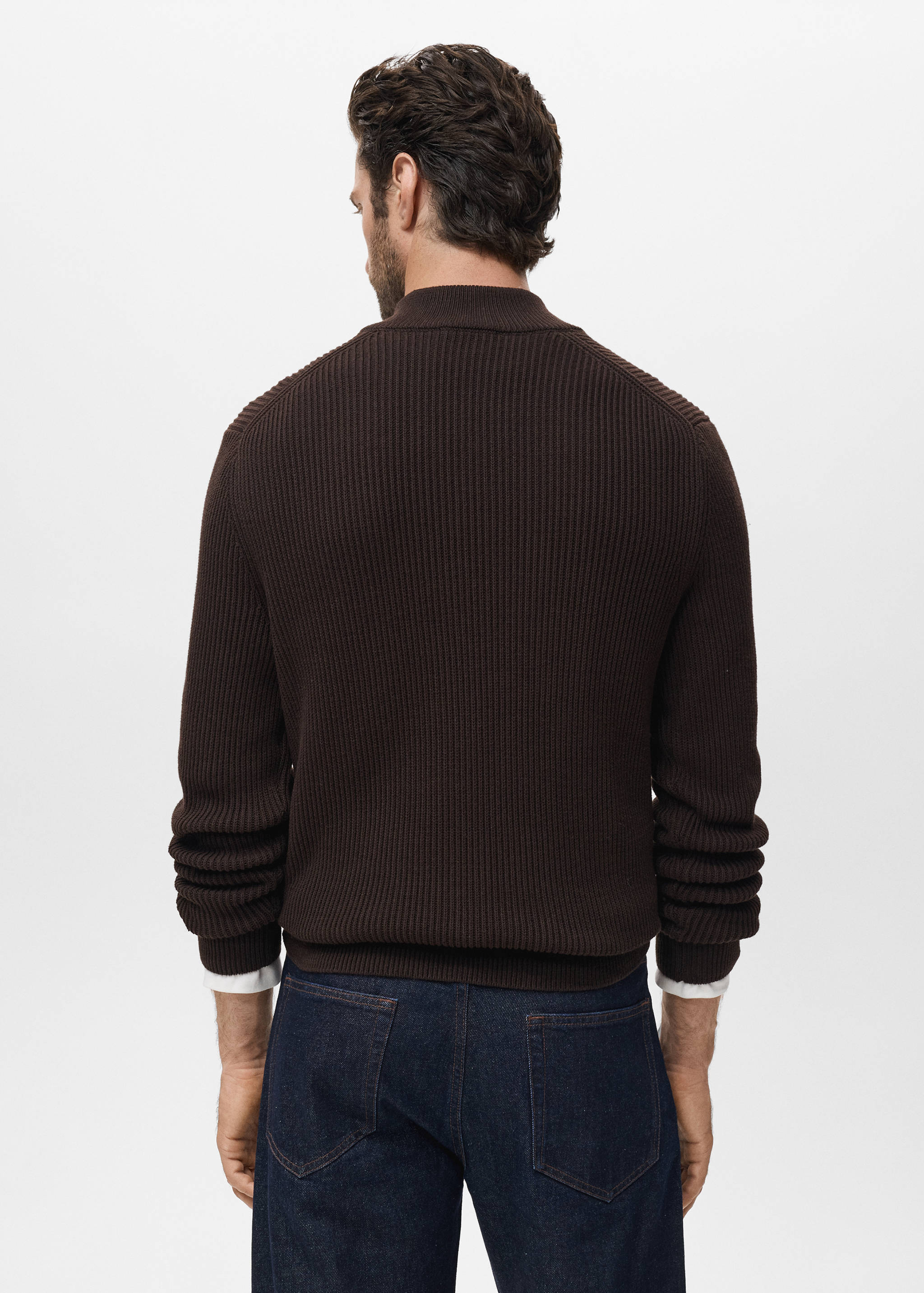 Jersey 100% algodón cuello perkins - Reverso del artículo