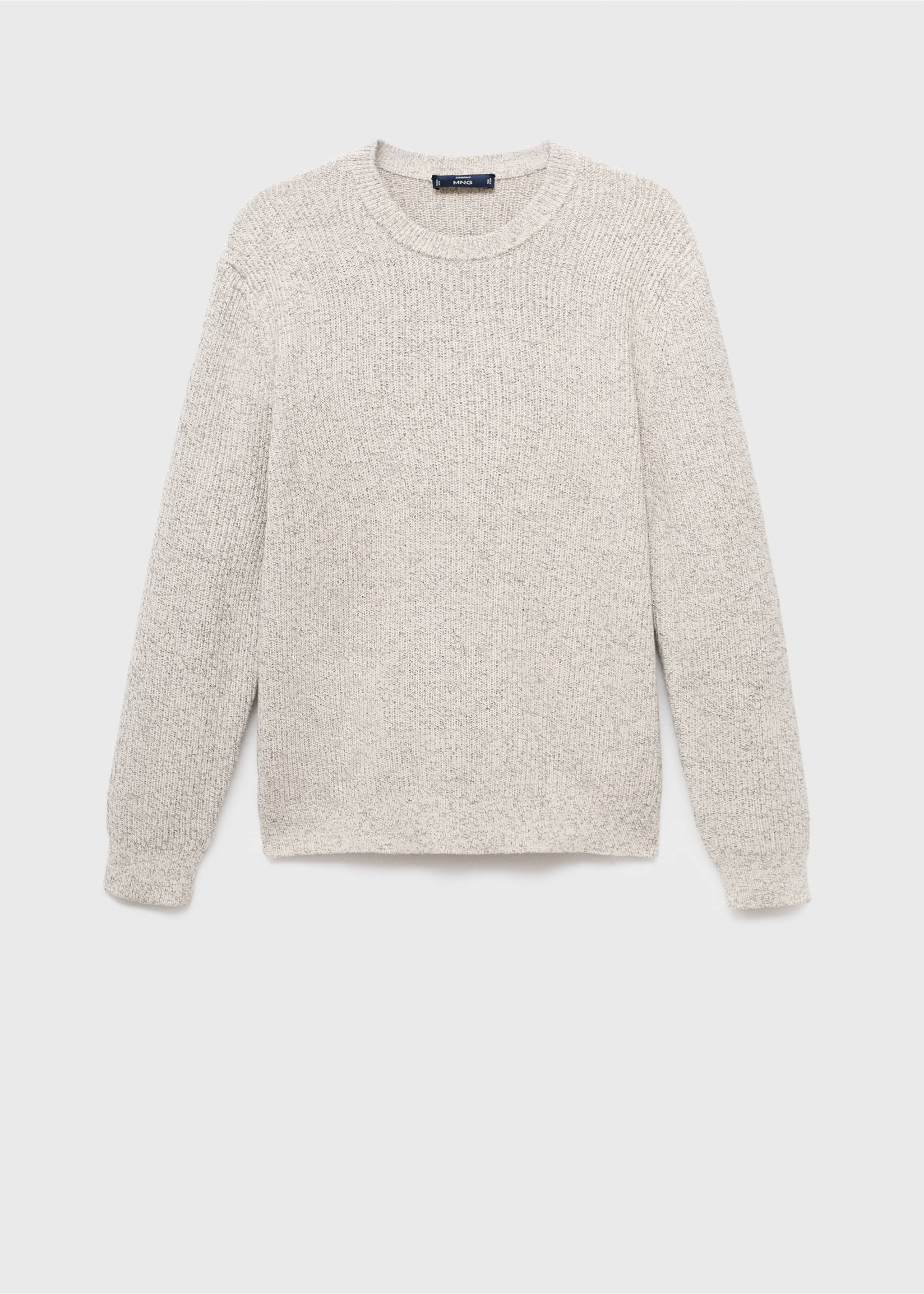100% cotton specked jersey - Article without model, Off White. Ref: 17005978-00.