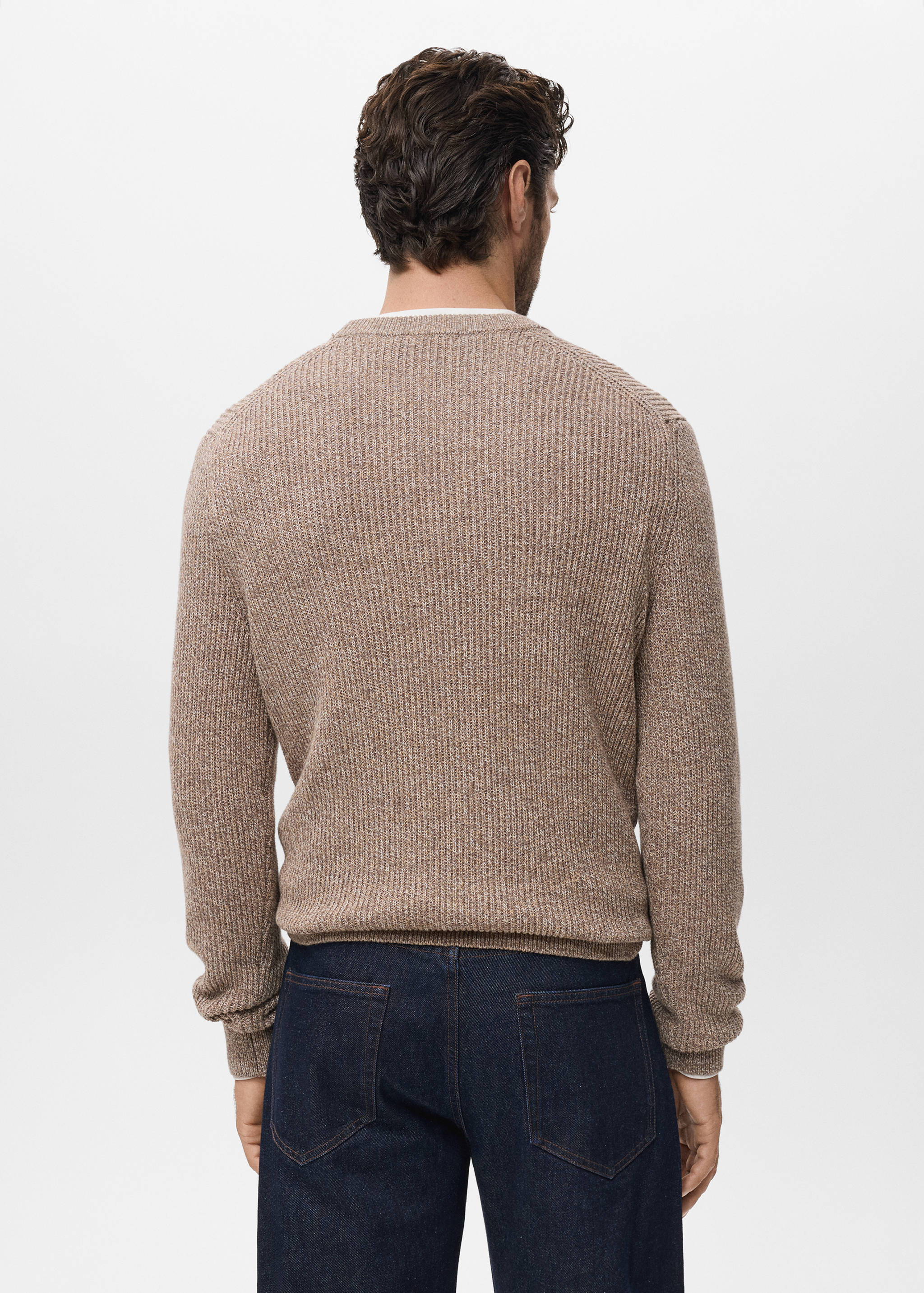 100% cotton specked jersey - Reverse of the article