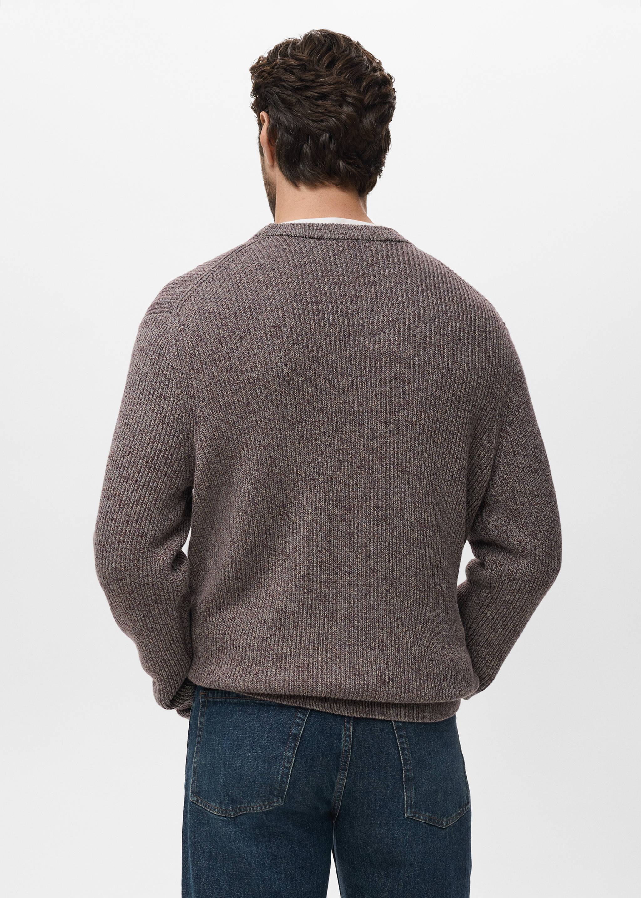 100% cotton specked jersey - Reverse of the article