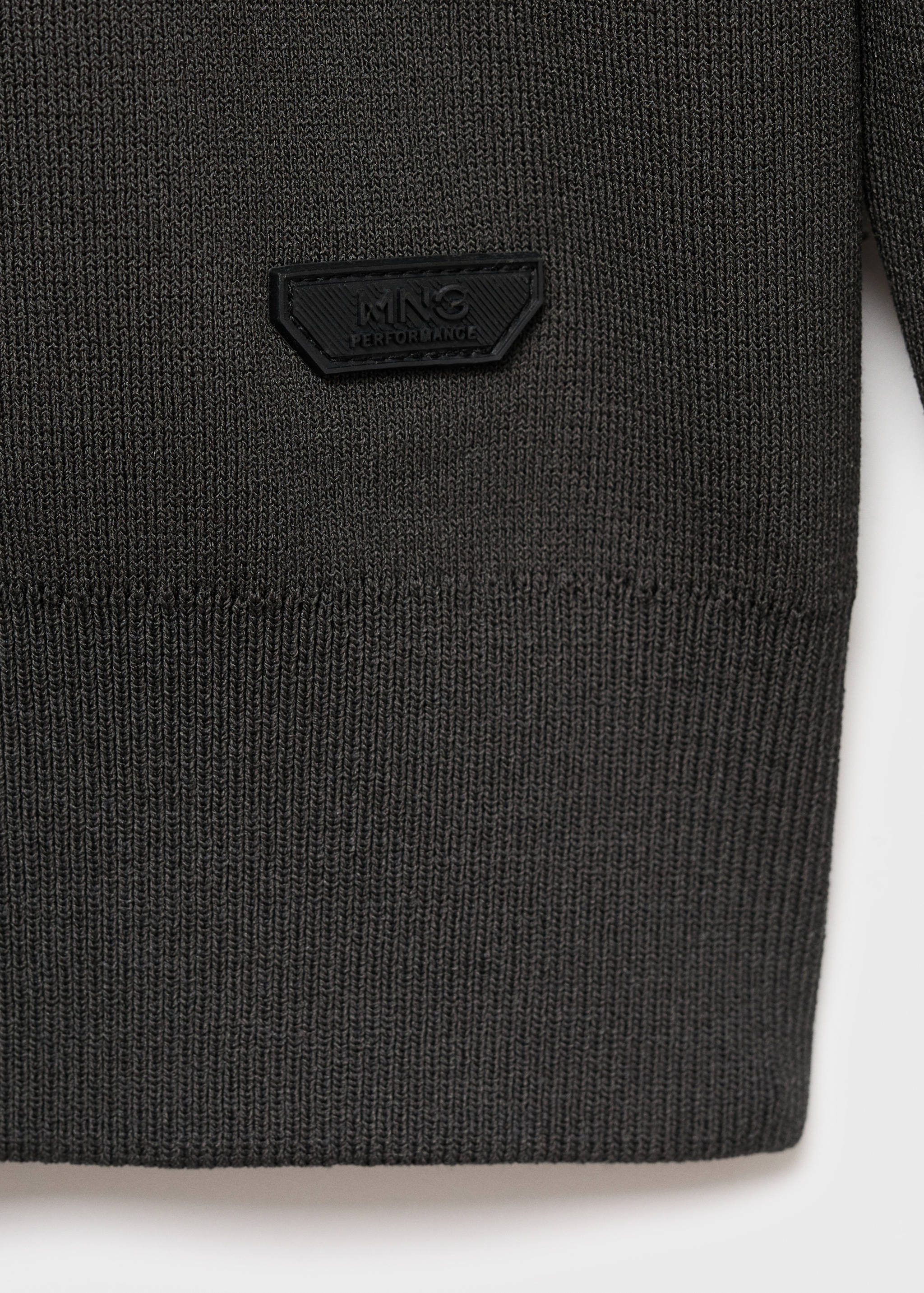 Breathable zip-neck sweater - Details of the article 0