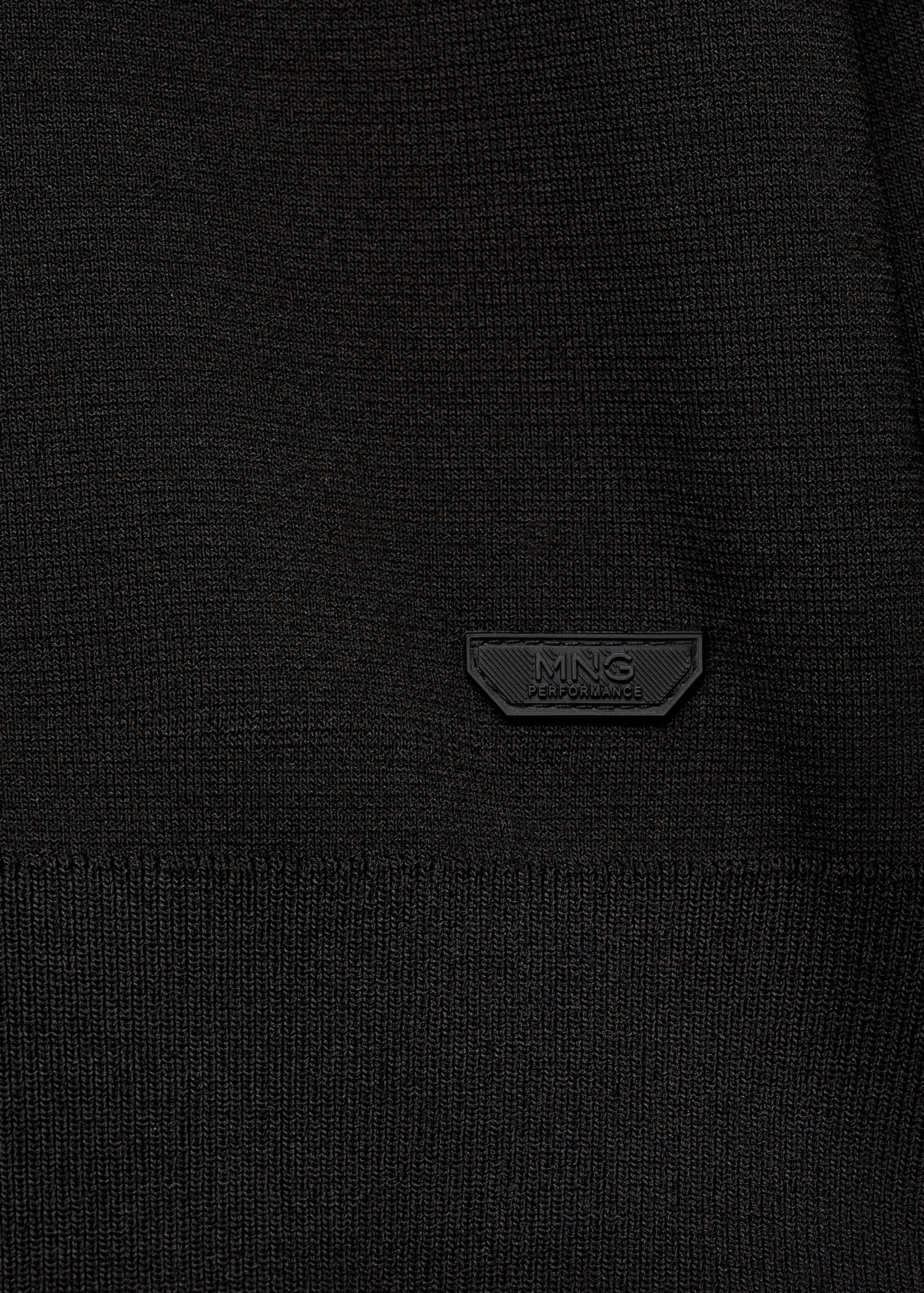 Breathable zip-neck sweater - Details of the article 0