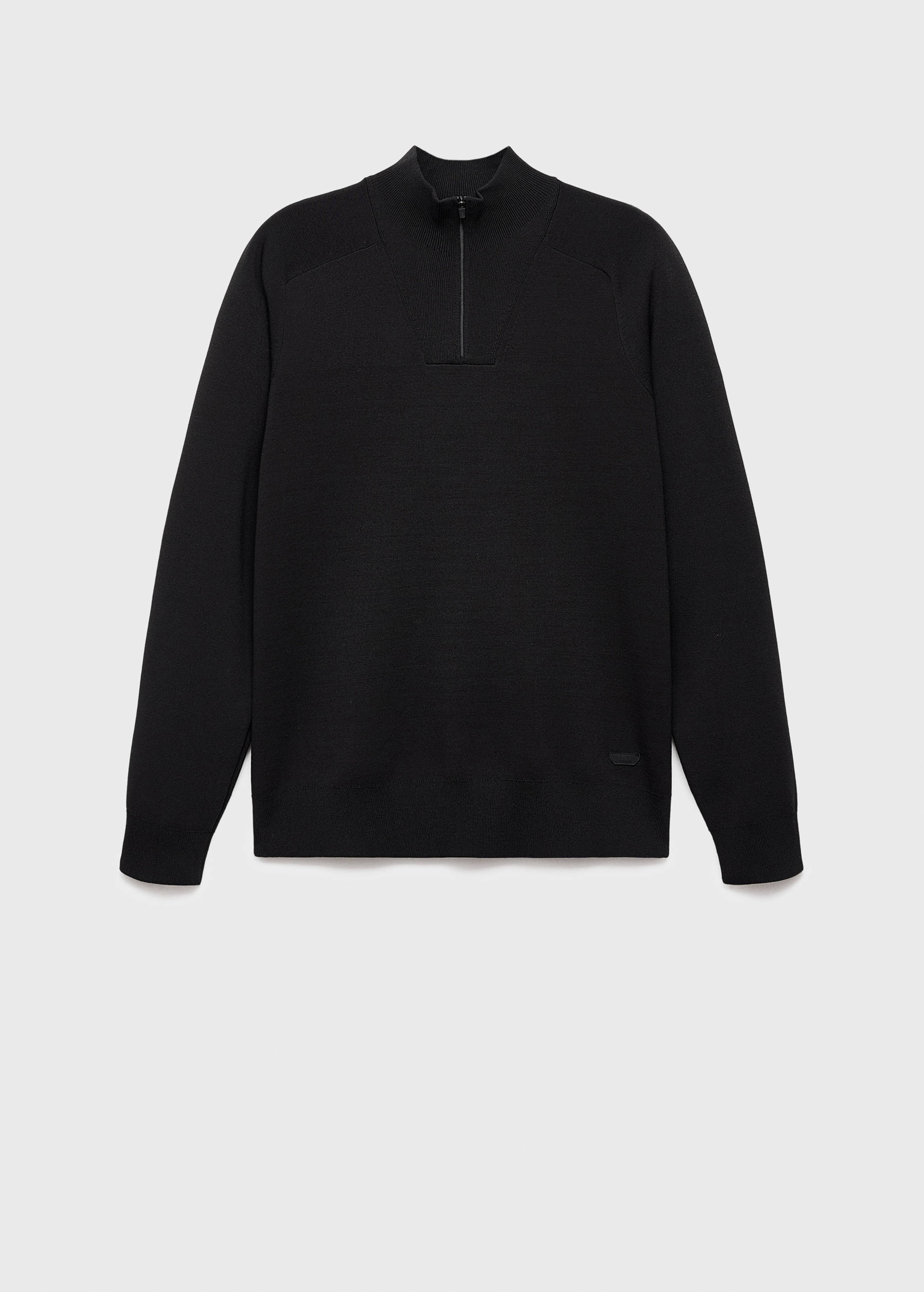 Breathable zip-neck sweater - Article without model