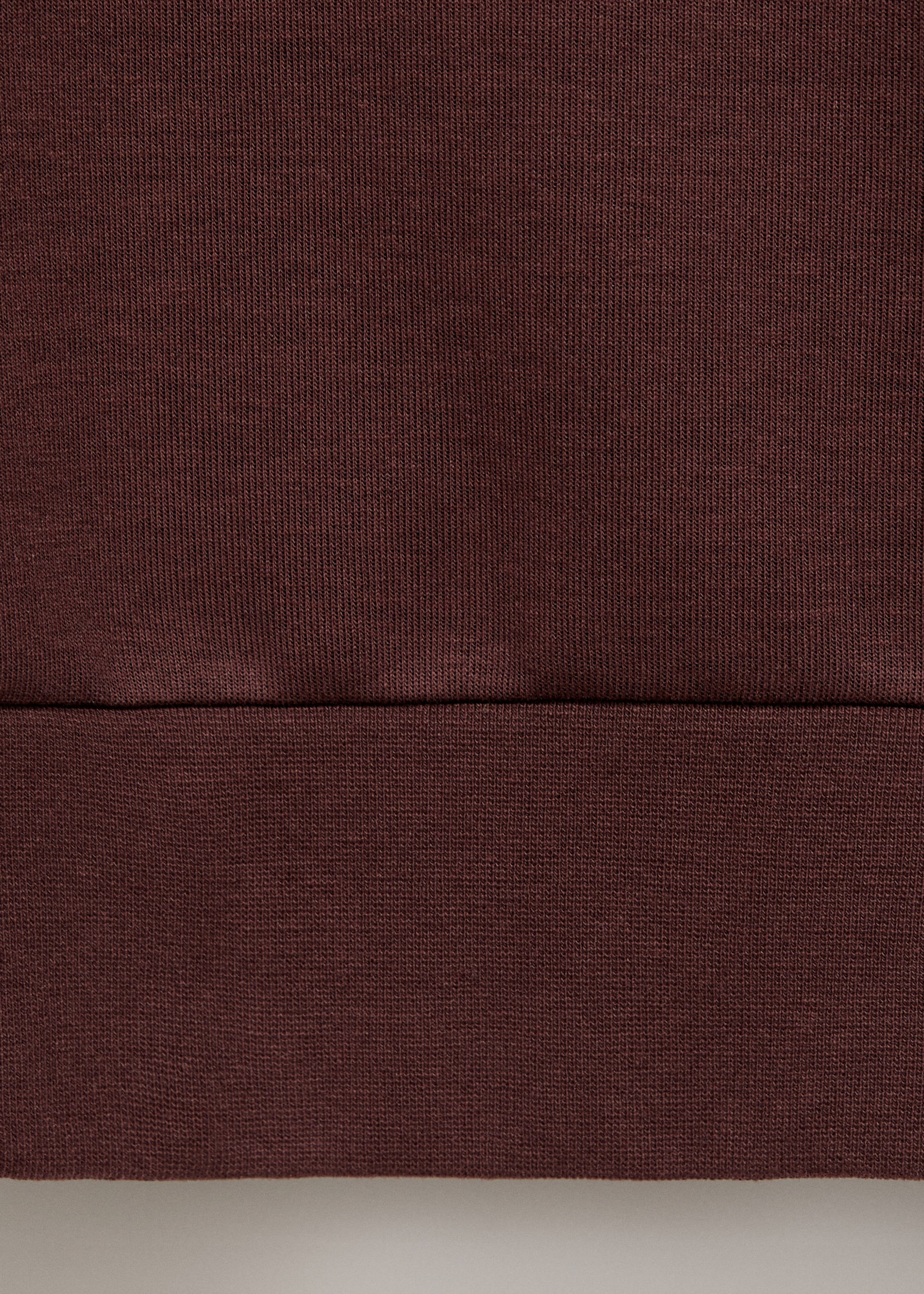 Sudadera regular fit cuello cremallera - Detalle del artículo 0