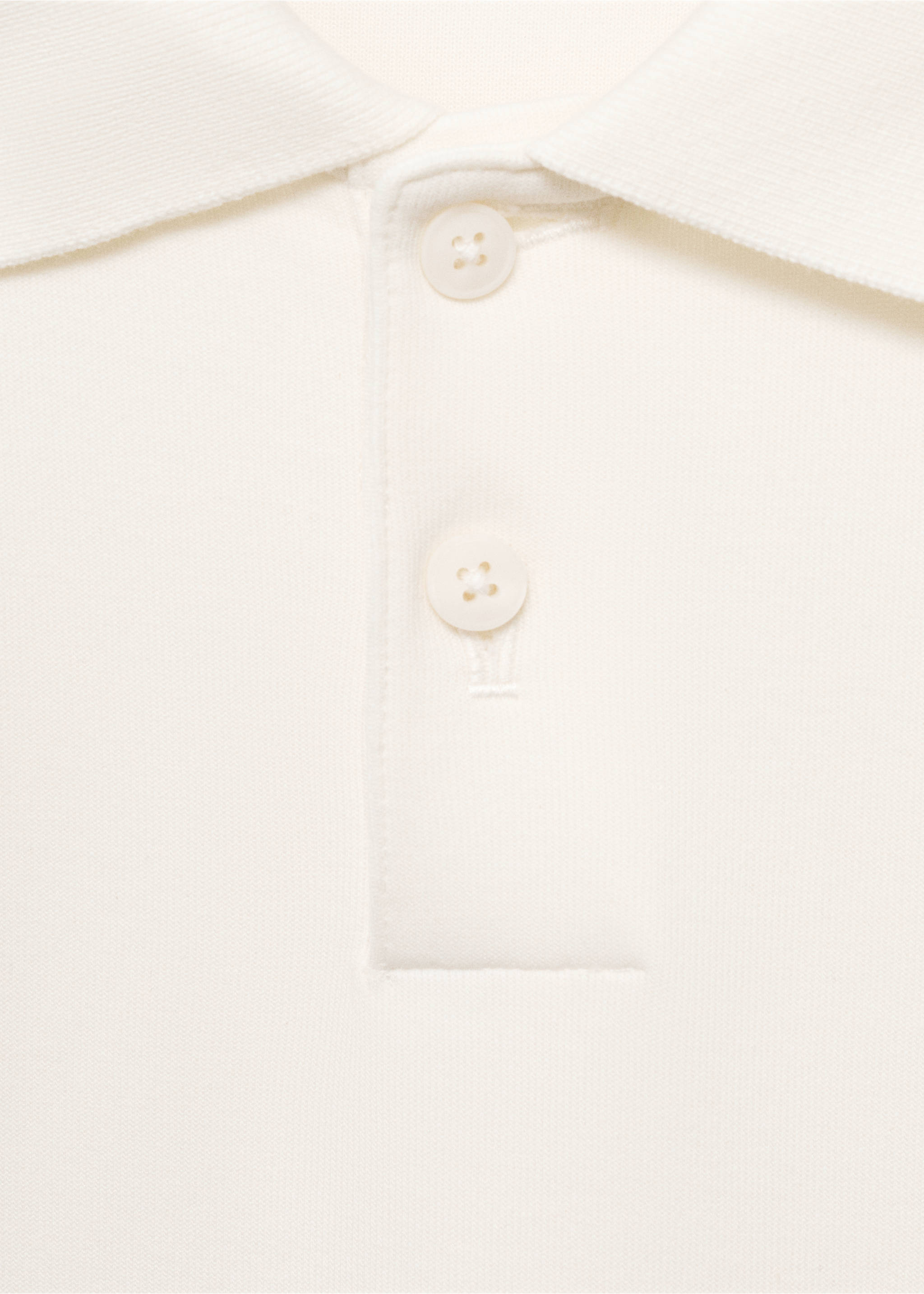 Regular-Fit-Polo-Sweatshirt - Detail des Artikels 8, Weiß. Ref: 17005984-00.