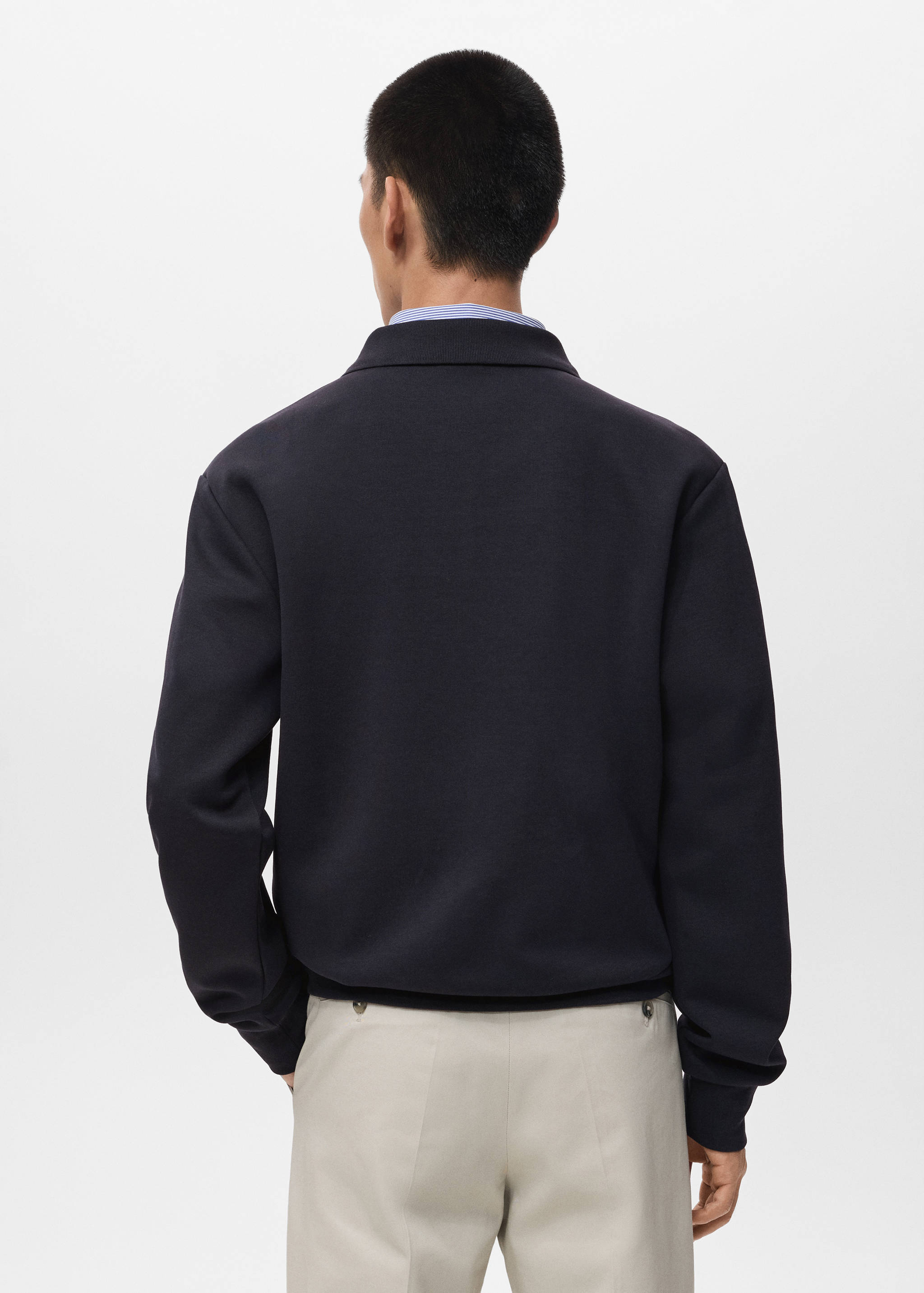 Sweat-shirt polo regular-fit - Verso de l’article
