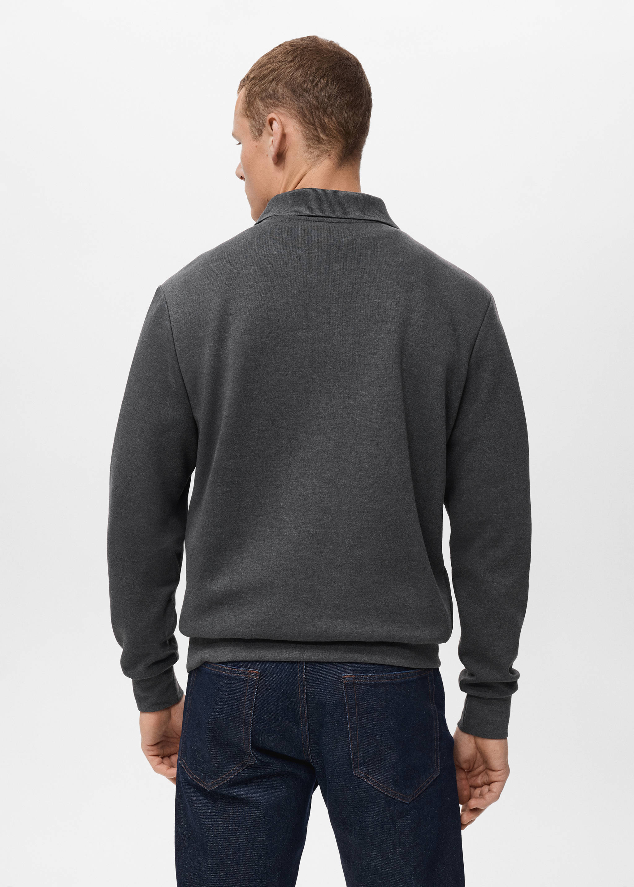 Sweat-shirt polo regular-fit - Verso de l’article