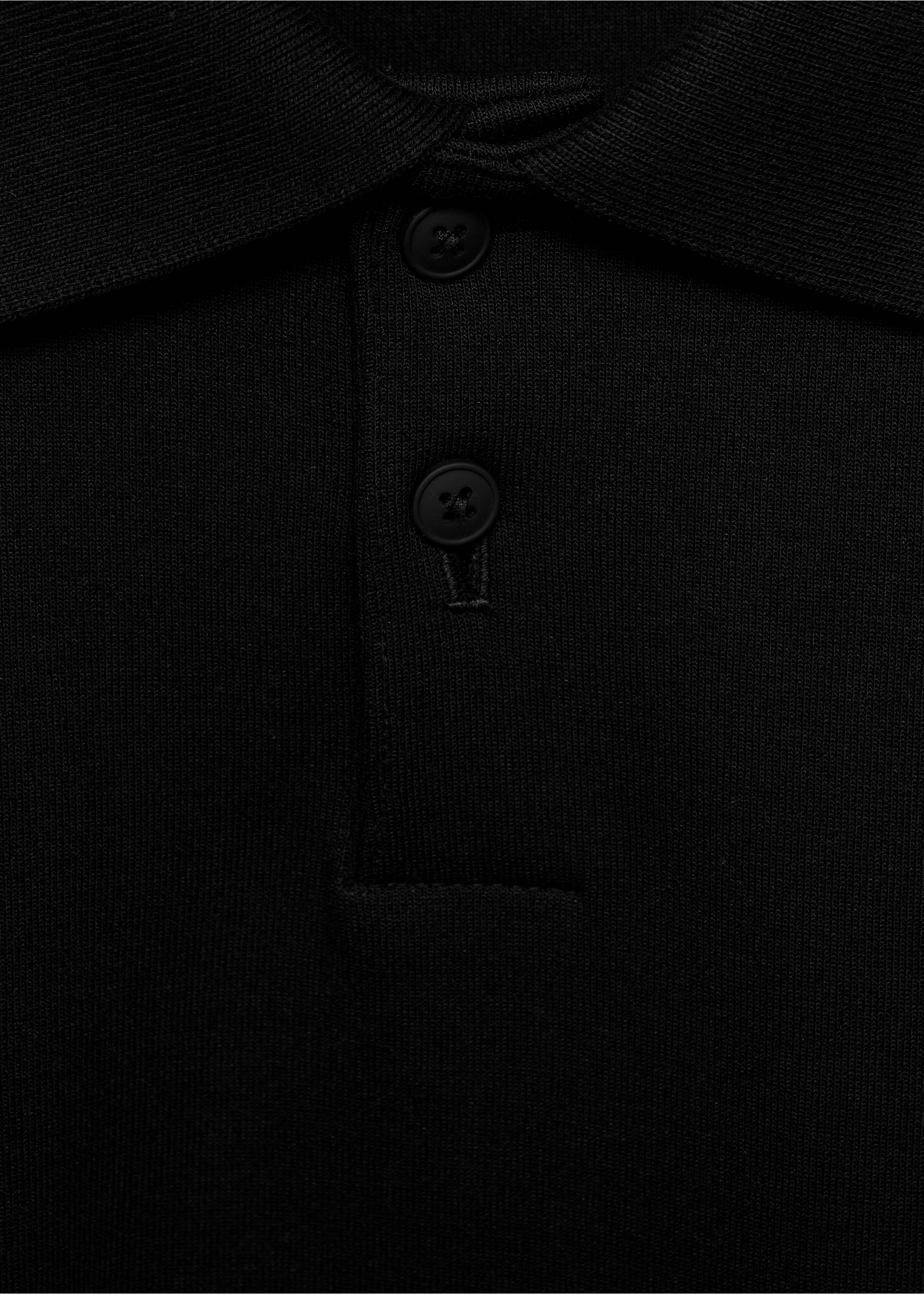Sweat-shirt polo regular-fit - Détail de l'article 8, Noir. Ref: 17005984-00.
