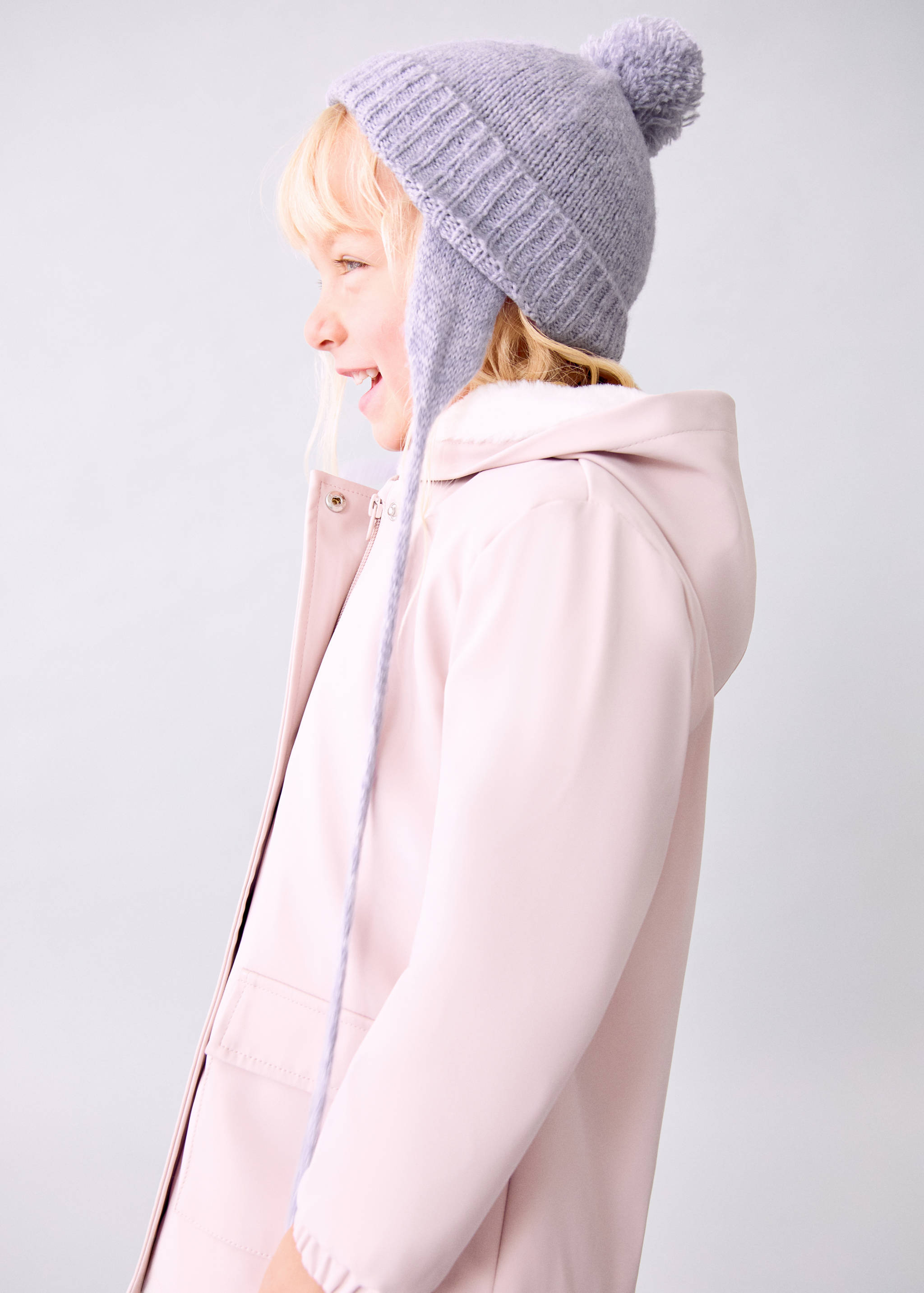 Bommelmütze aus Strick - Allgemeine Ansicht