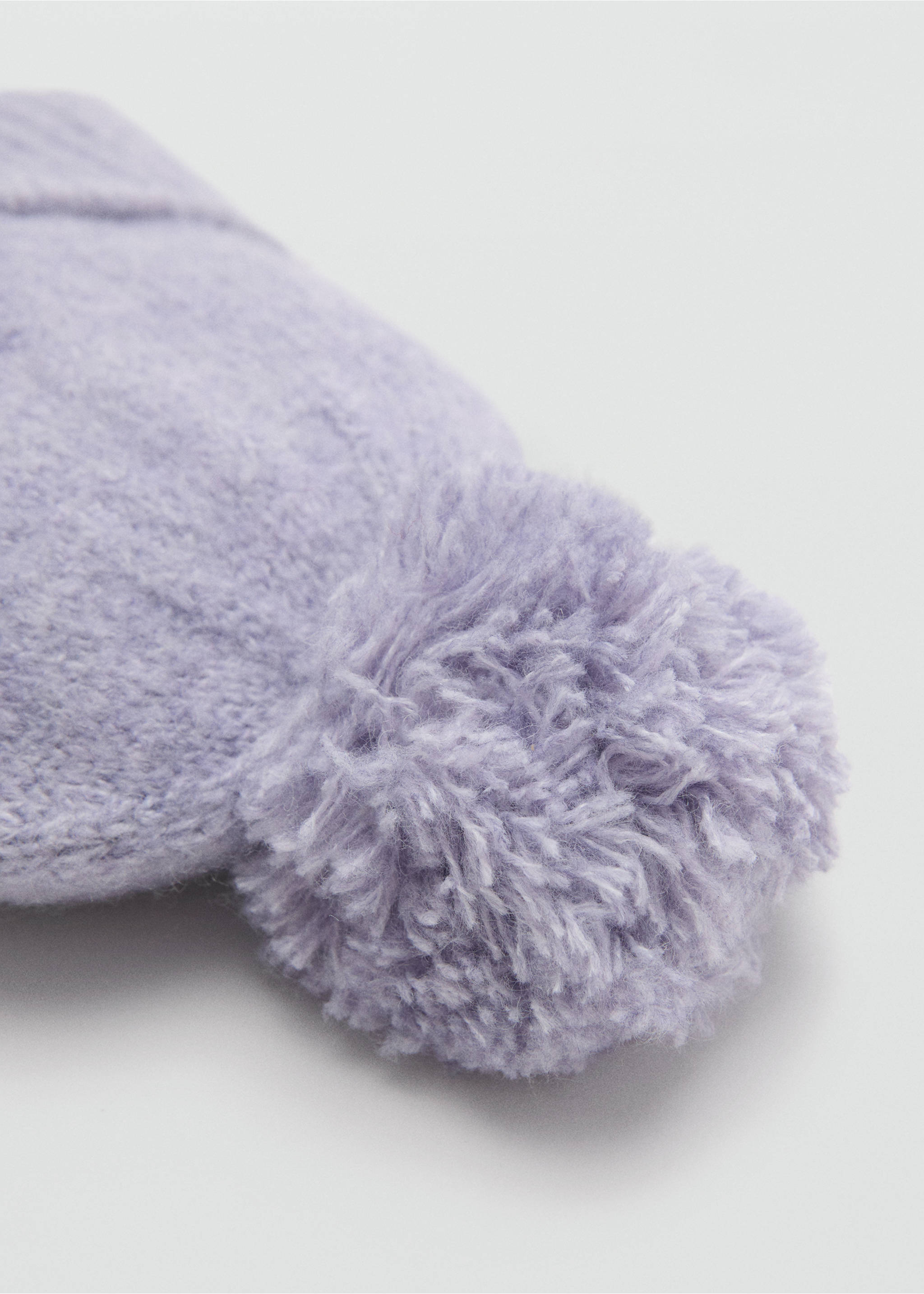 Bommelmütze aus Strick - Detail des Artikels 1, Lila. Ref: 17005987-00.