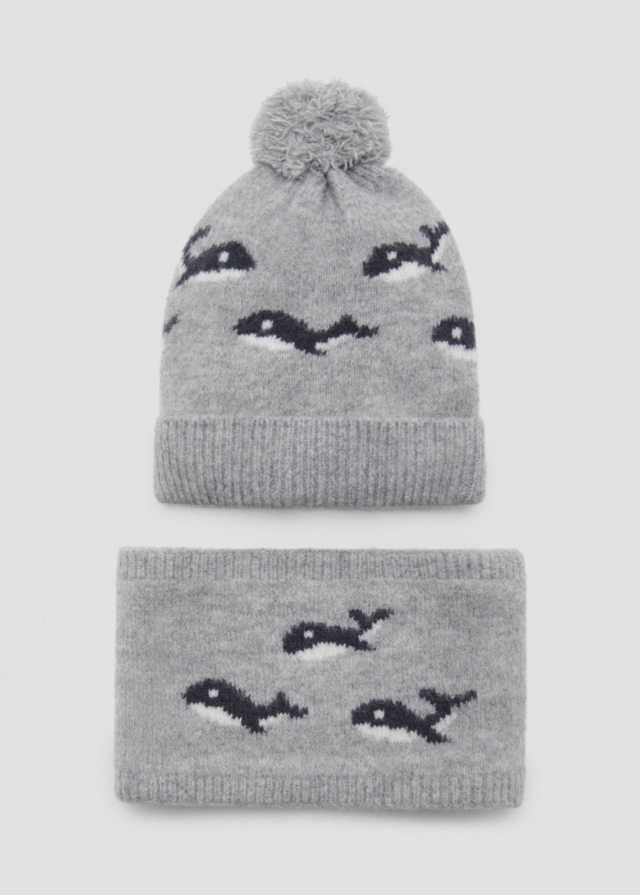 Knitted bobble hat - Details of the article 1