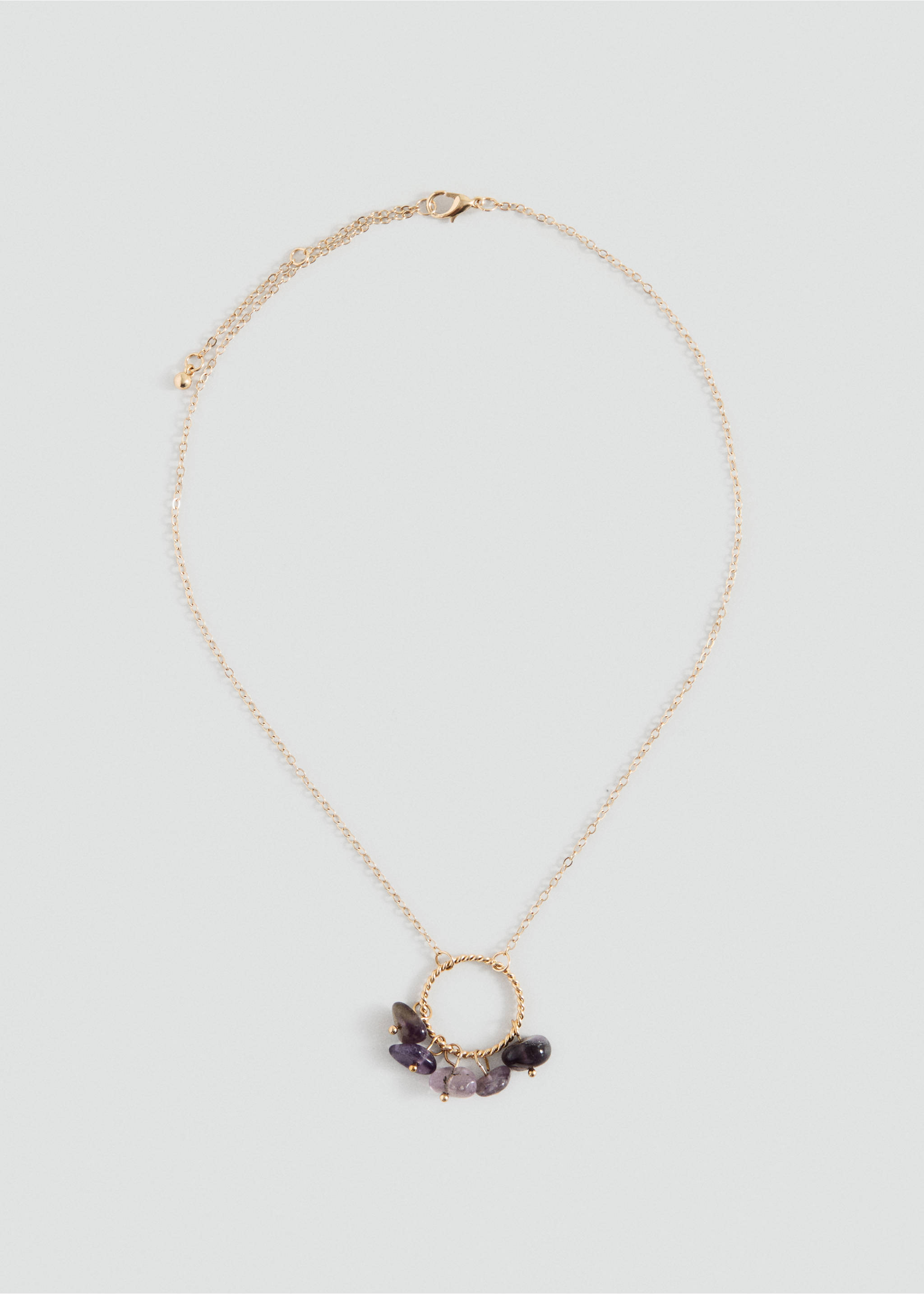 Stones pendant necklace - Article without model, Gold. Ref: 17005999-00.