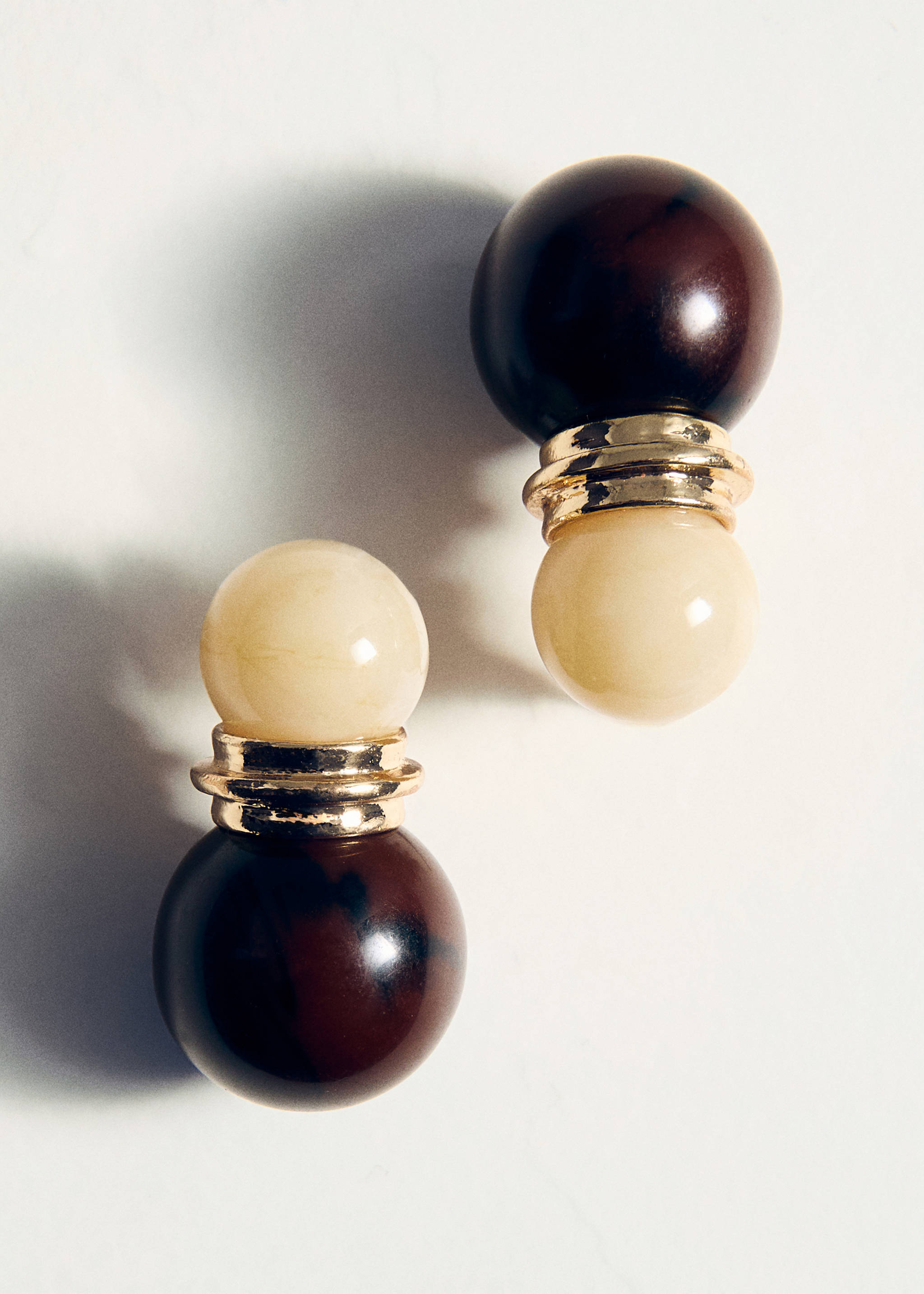 Combined bead earrings - Details of the article 5