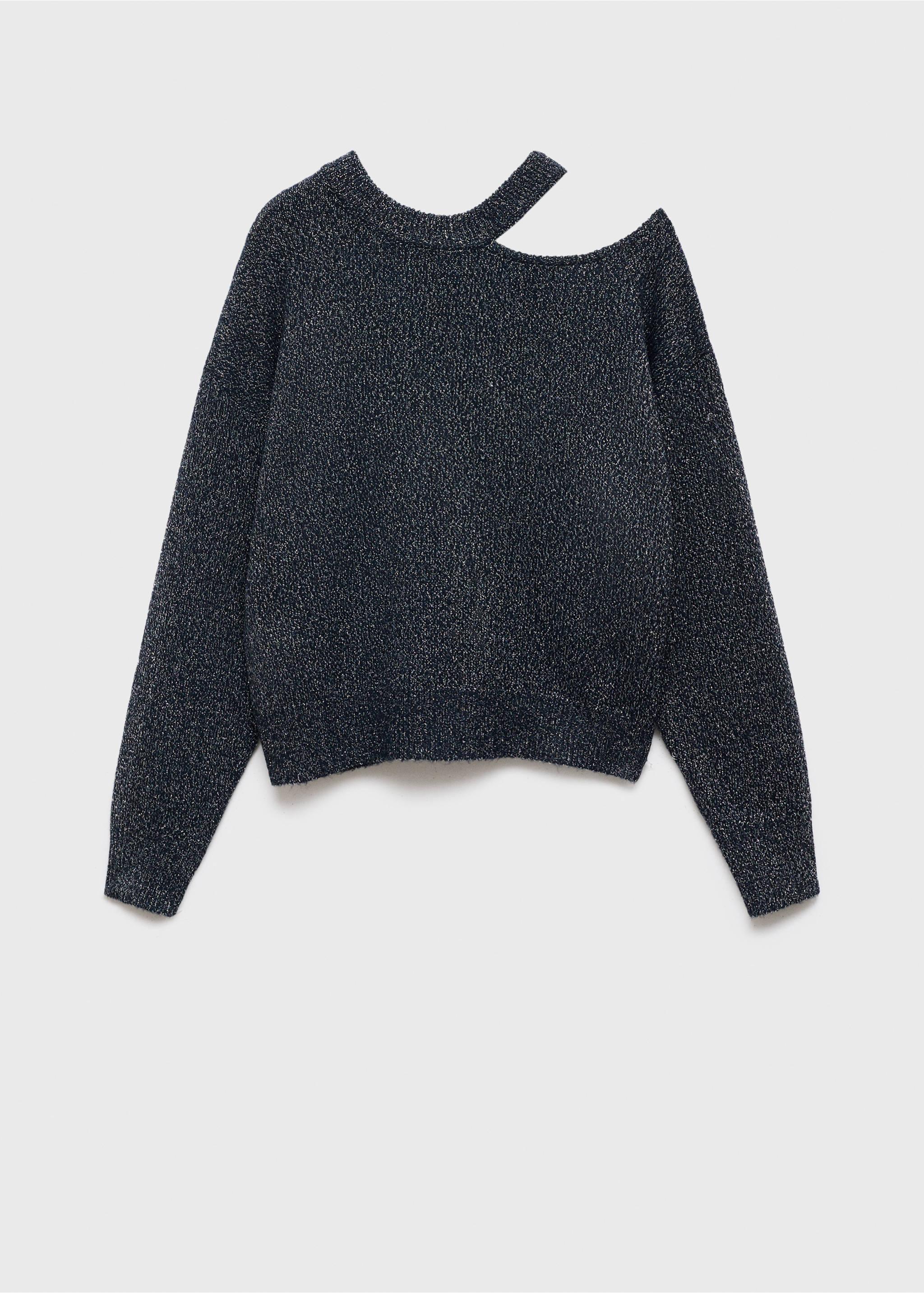Πουλόβερ lurex με cut-out - Προϊόν χωρίς μοντέλο, Ναυτικό Μπλε . Ref: 17006337-00.