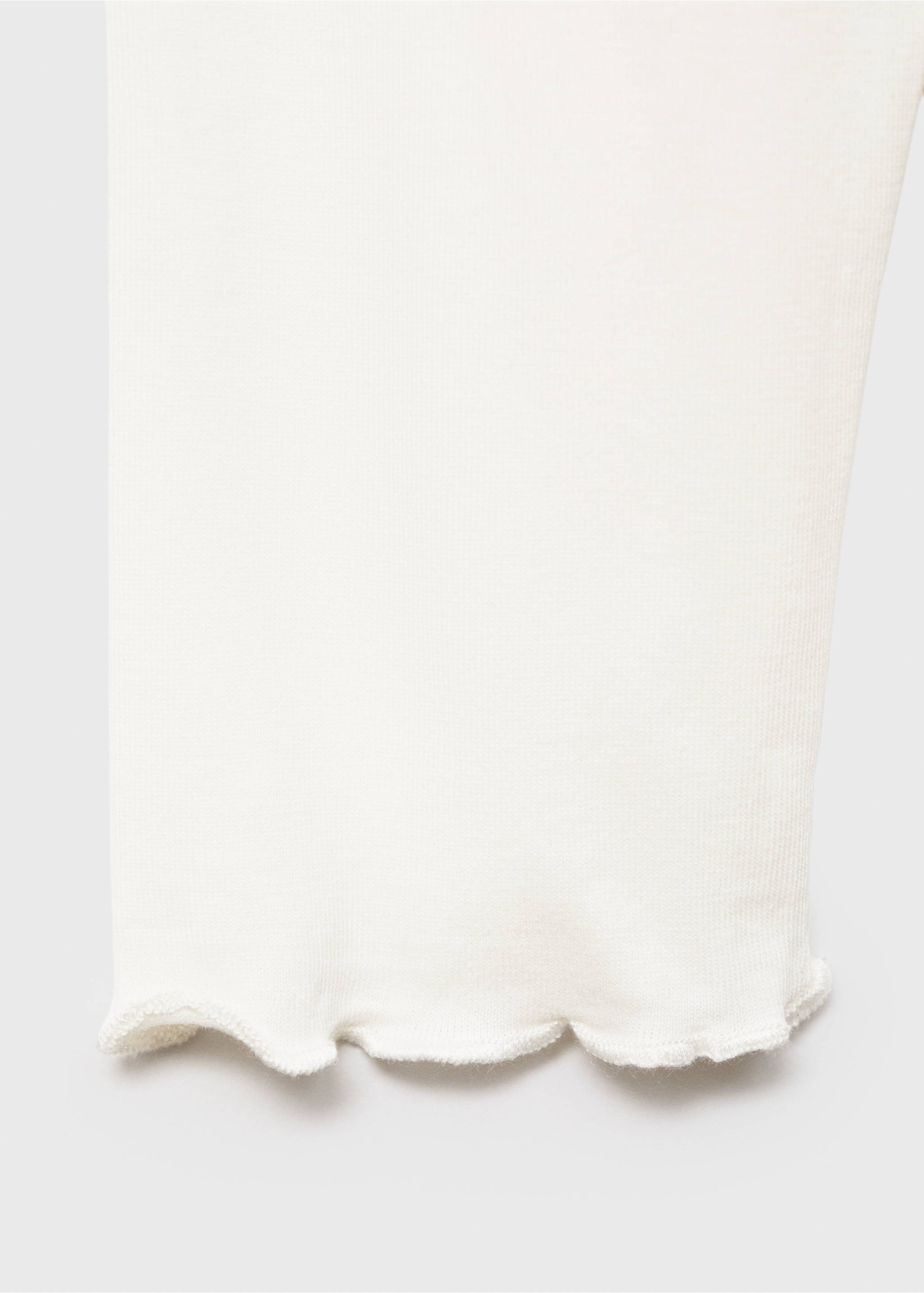 T-shirt with embroidered glitter - Details of the article 0, Off White. Ref: 17006342-00.
