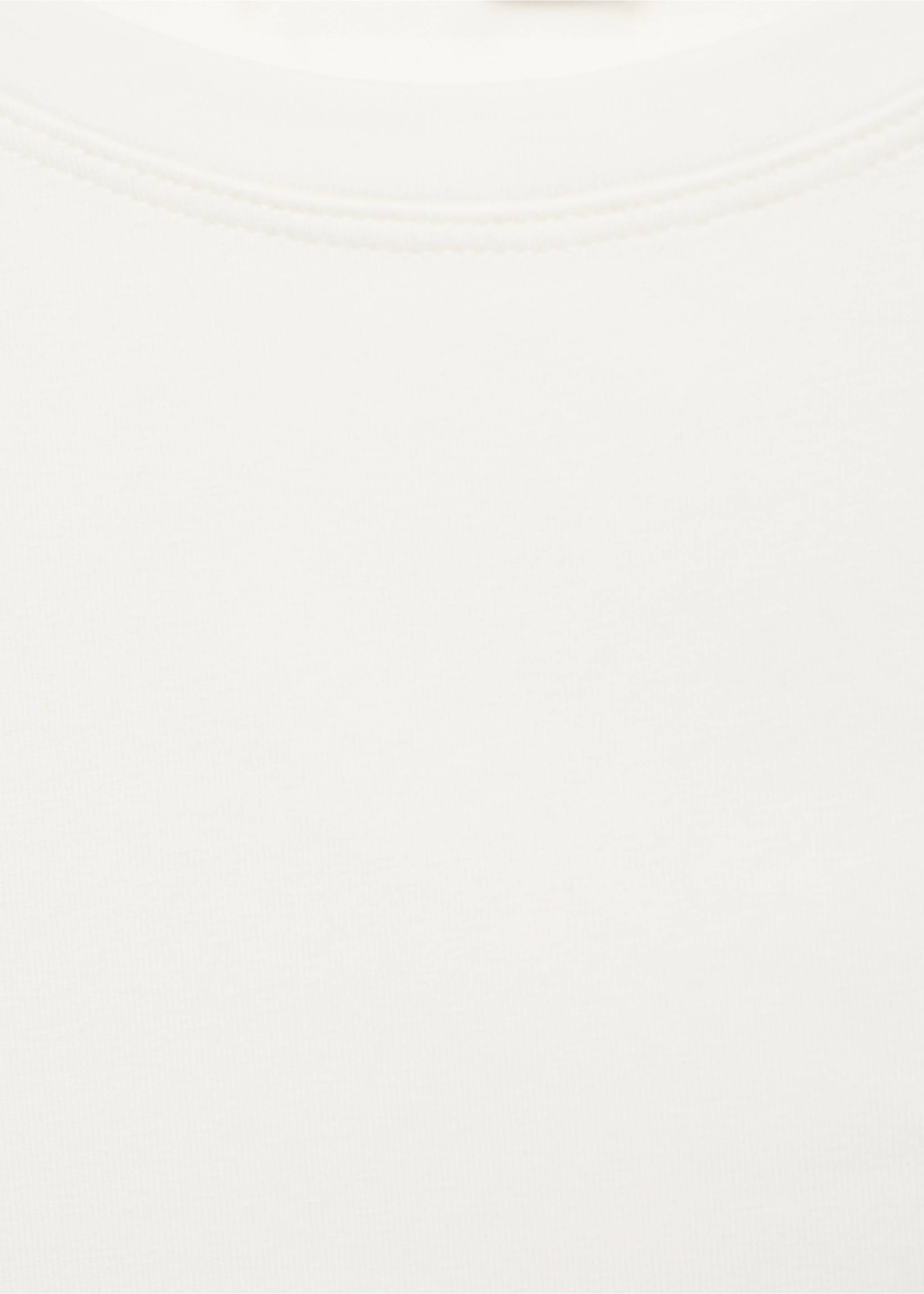 Cut-out t-shirt - Details of the article 0, Off White. Ref: 17006350-00.