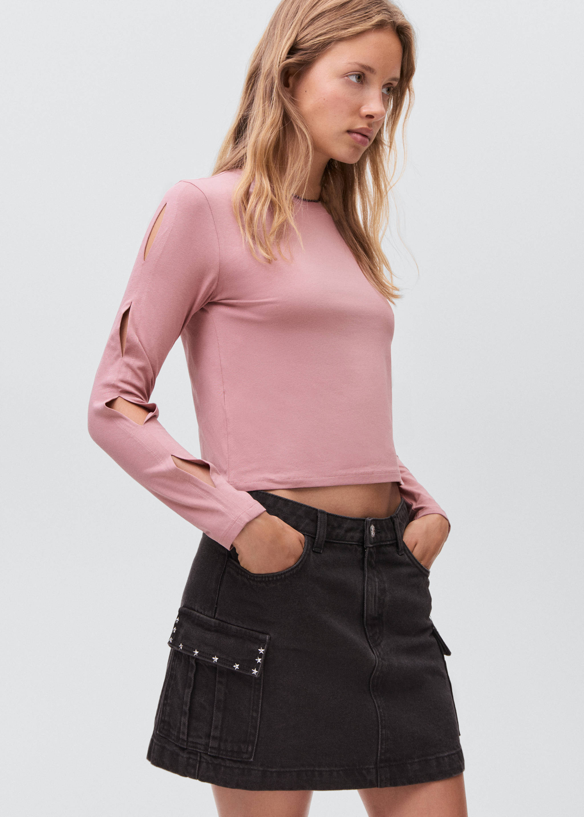 Cut-out t-shirt - Medium plane