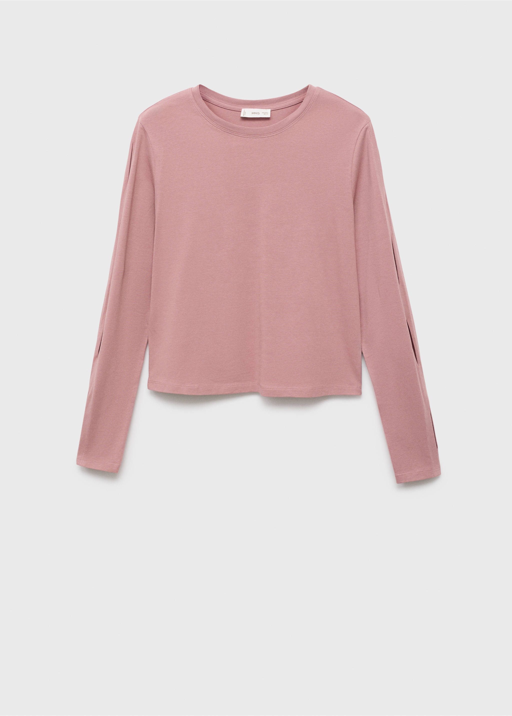 Cut-out t-shirt - Article without model, Pink. Ref: 17006350-00.
