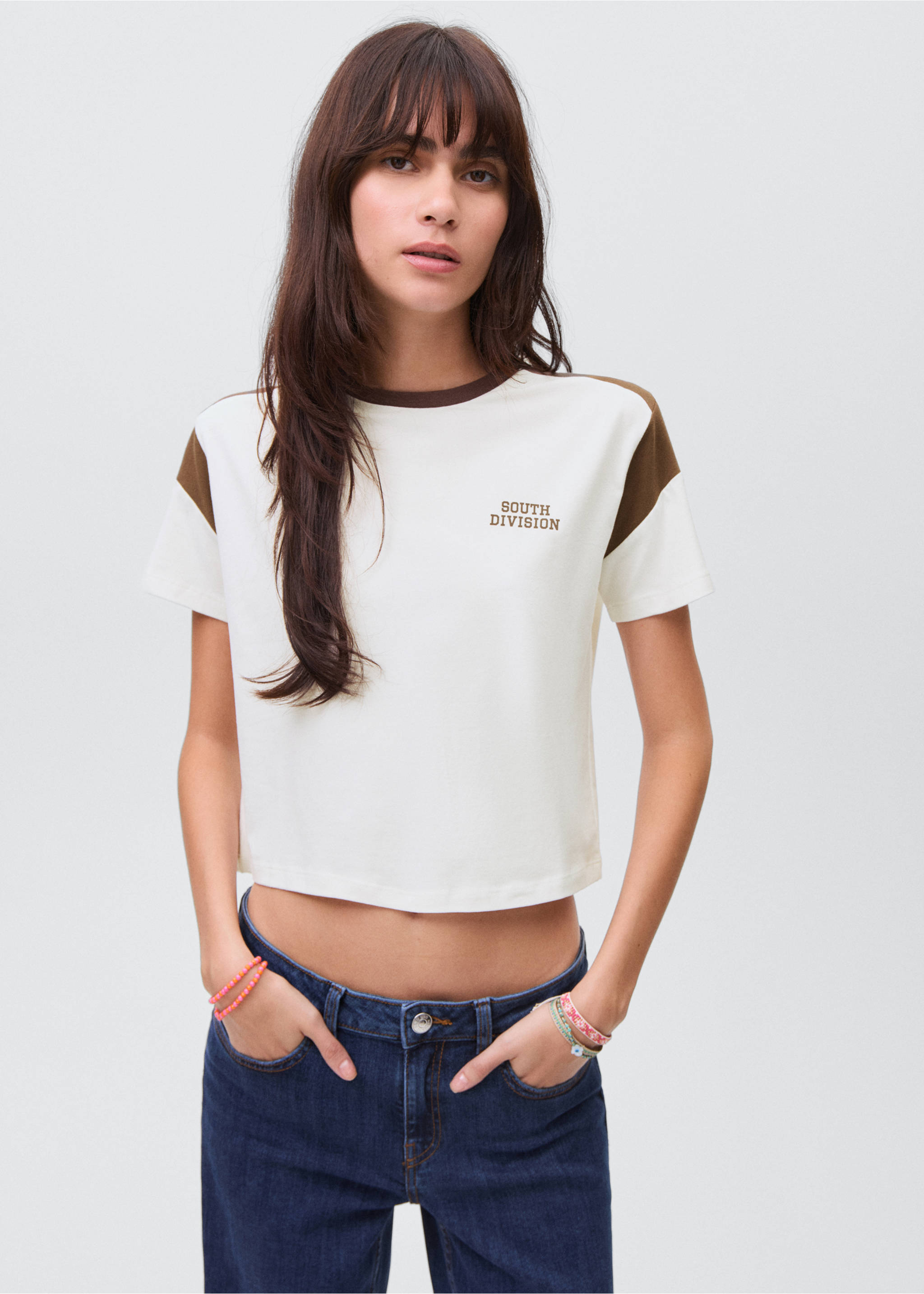 Printed cotton-blend t-shirt - Medium plane, Off White. Ref: 17006356-00.