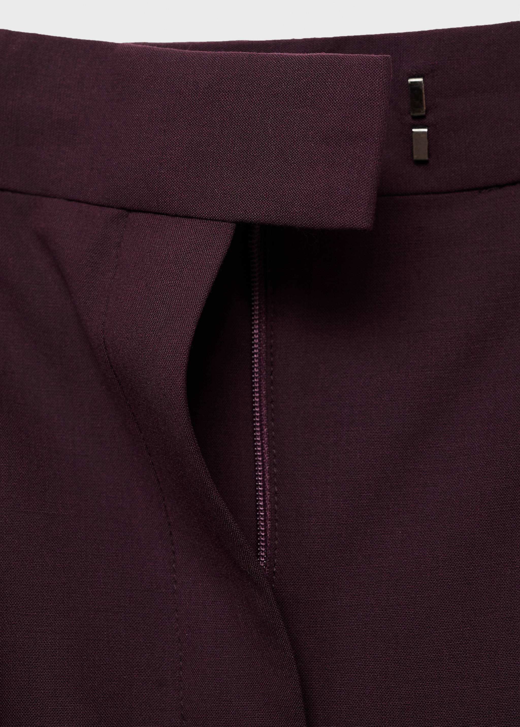 Pantalón recto traje lana - Detalle del artículo 8