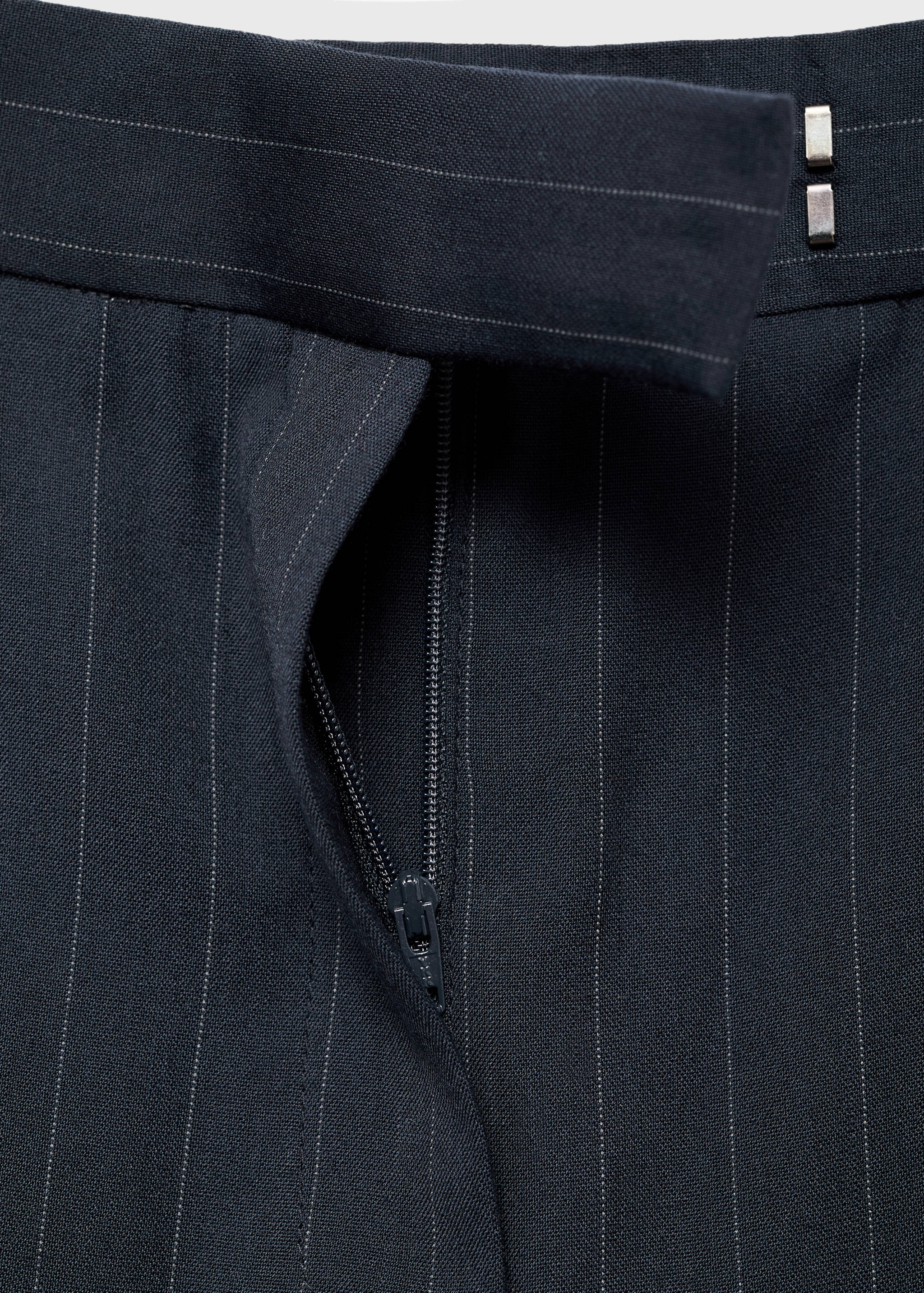 Pinstripe suit trousers - Details of the article 0