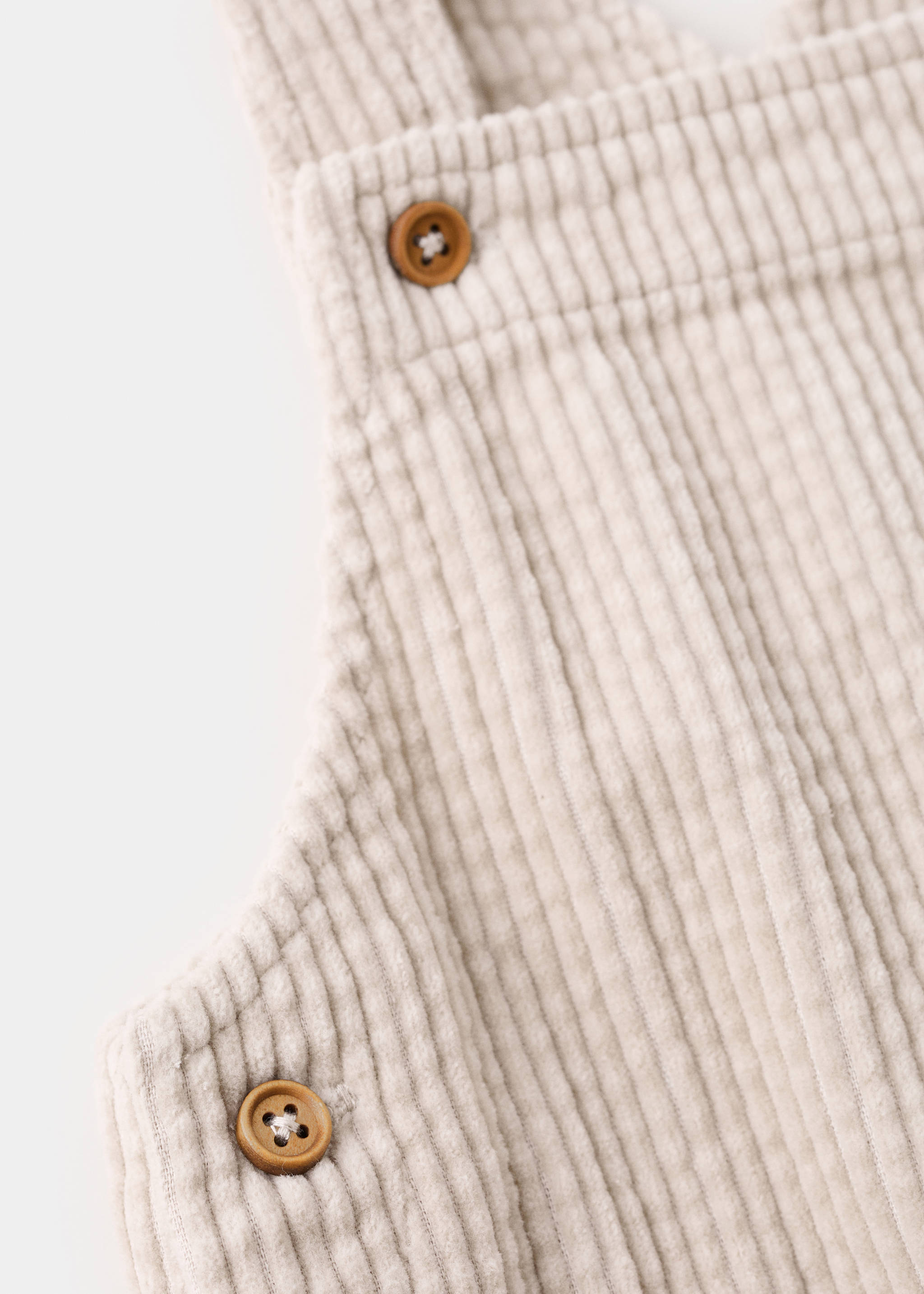 Long corduroy dungarees - Details of the article 8