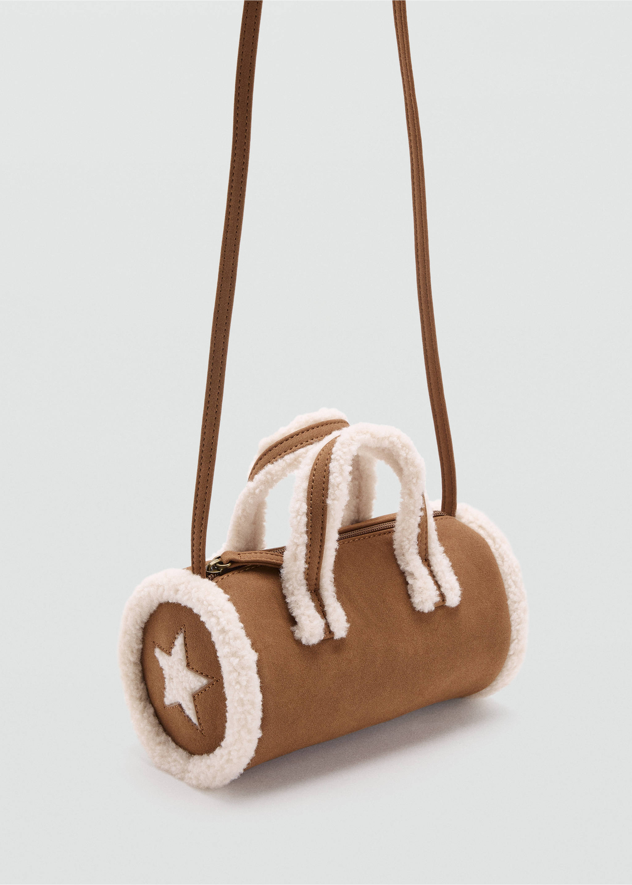Shearling star bag - Medium plane, Medium Brown. Ref: 17006743-00.