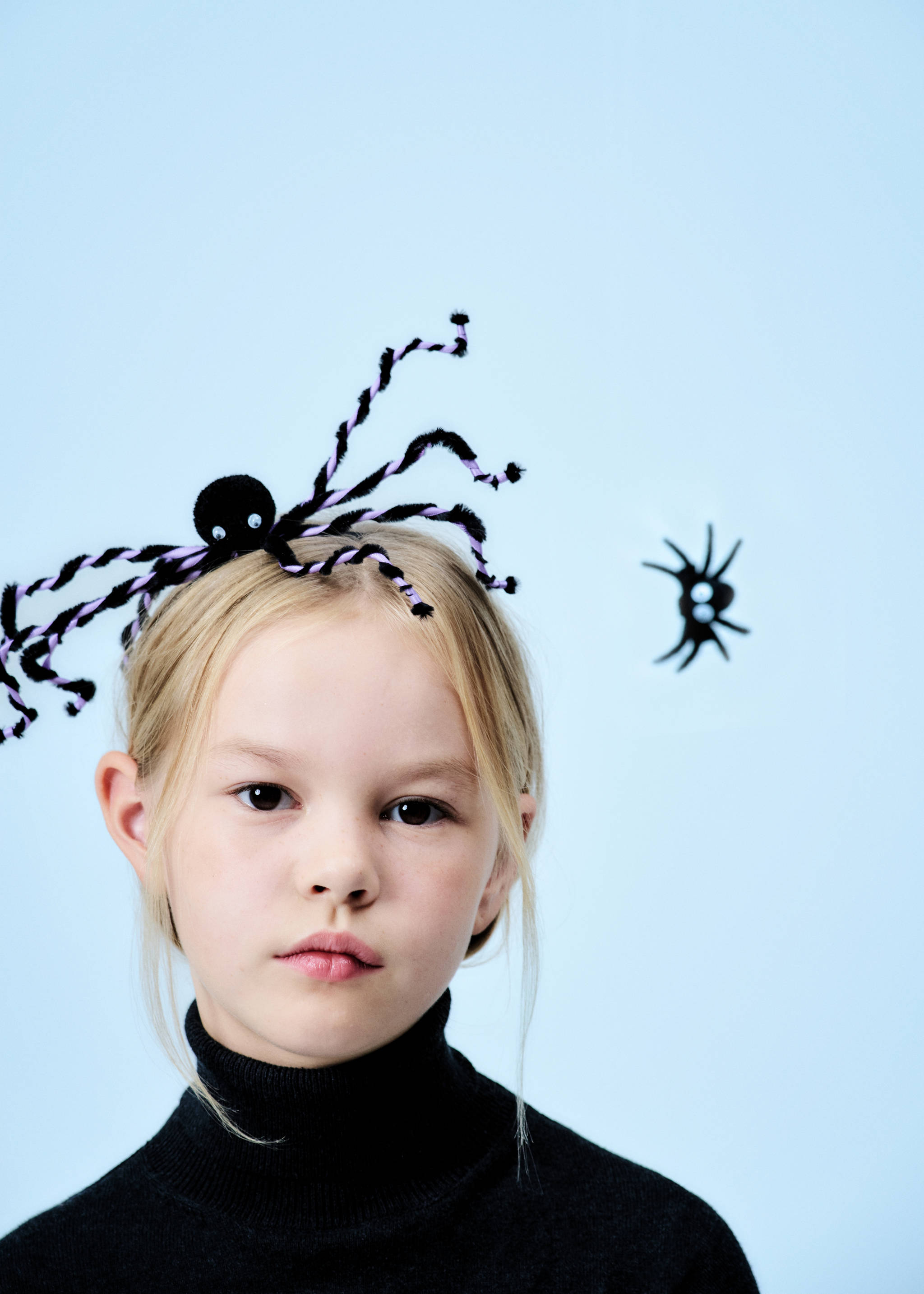 Spider headband - Details of the article 5, Black. Ref: 17007138-00.