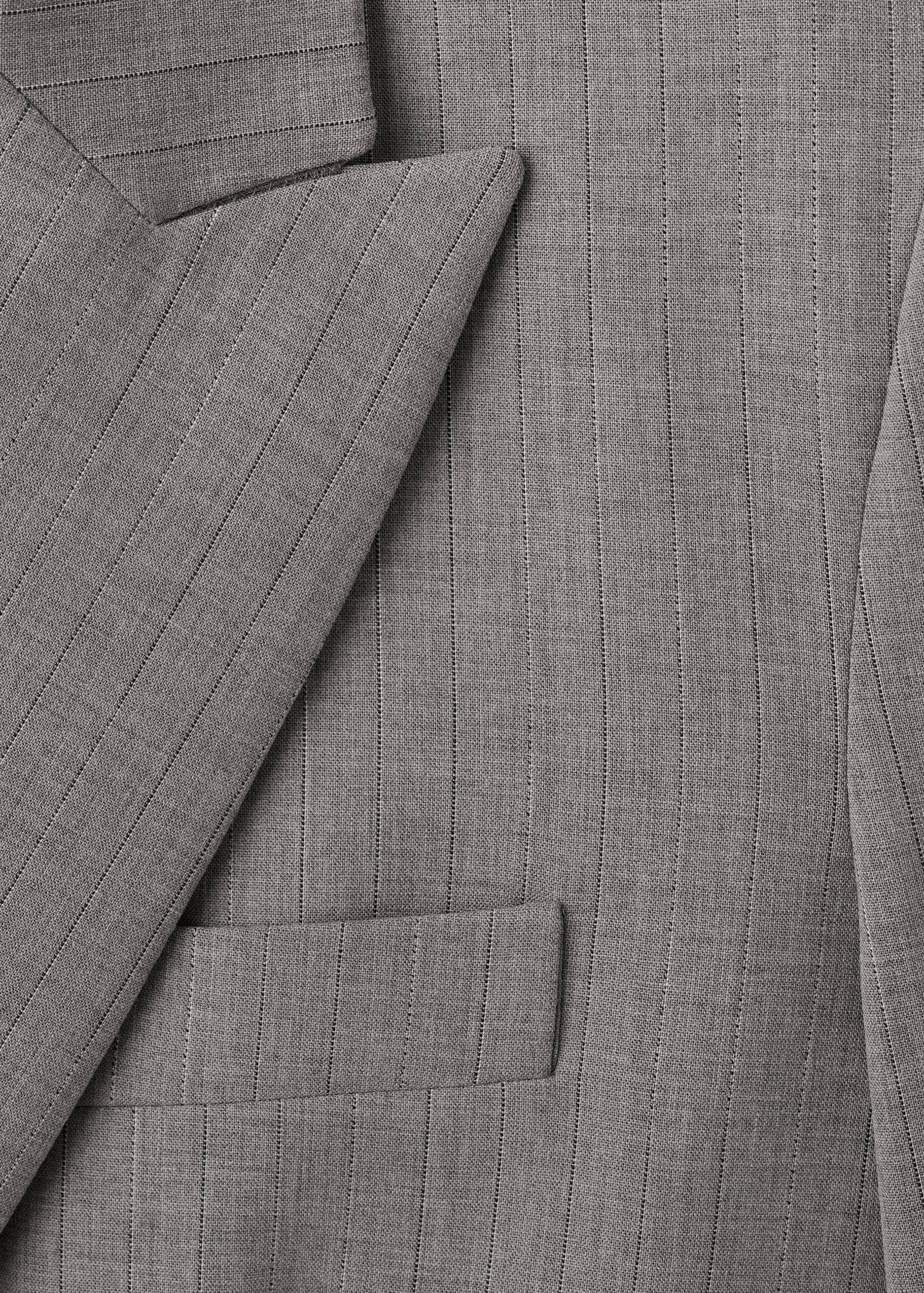 Blazer traje mezcla lana doble botonadura - Detalle del artículo 0