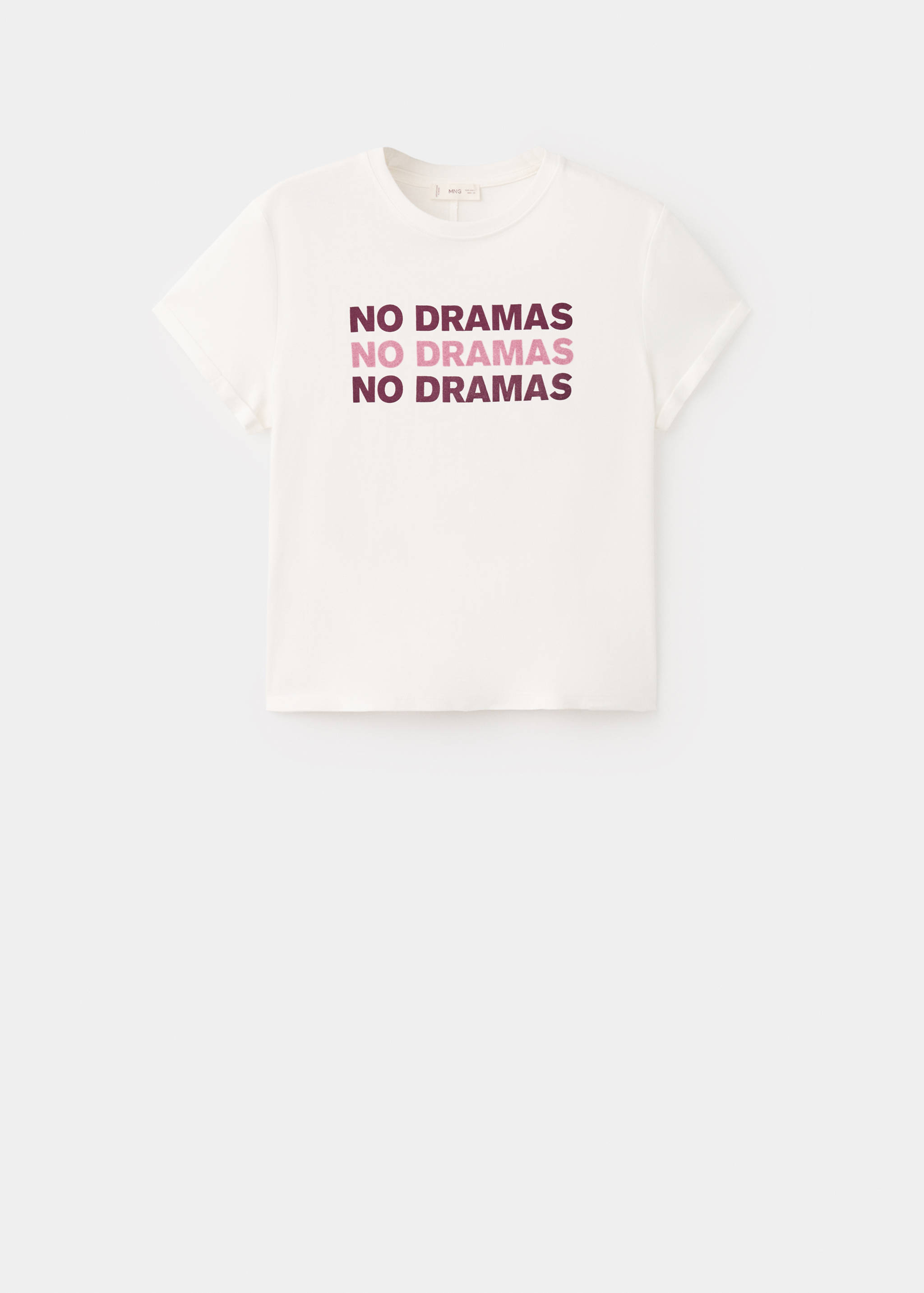 Velvet text t-shirt - Article without model