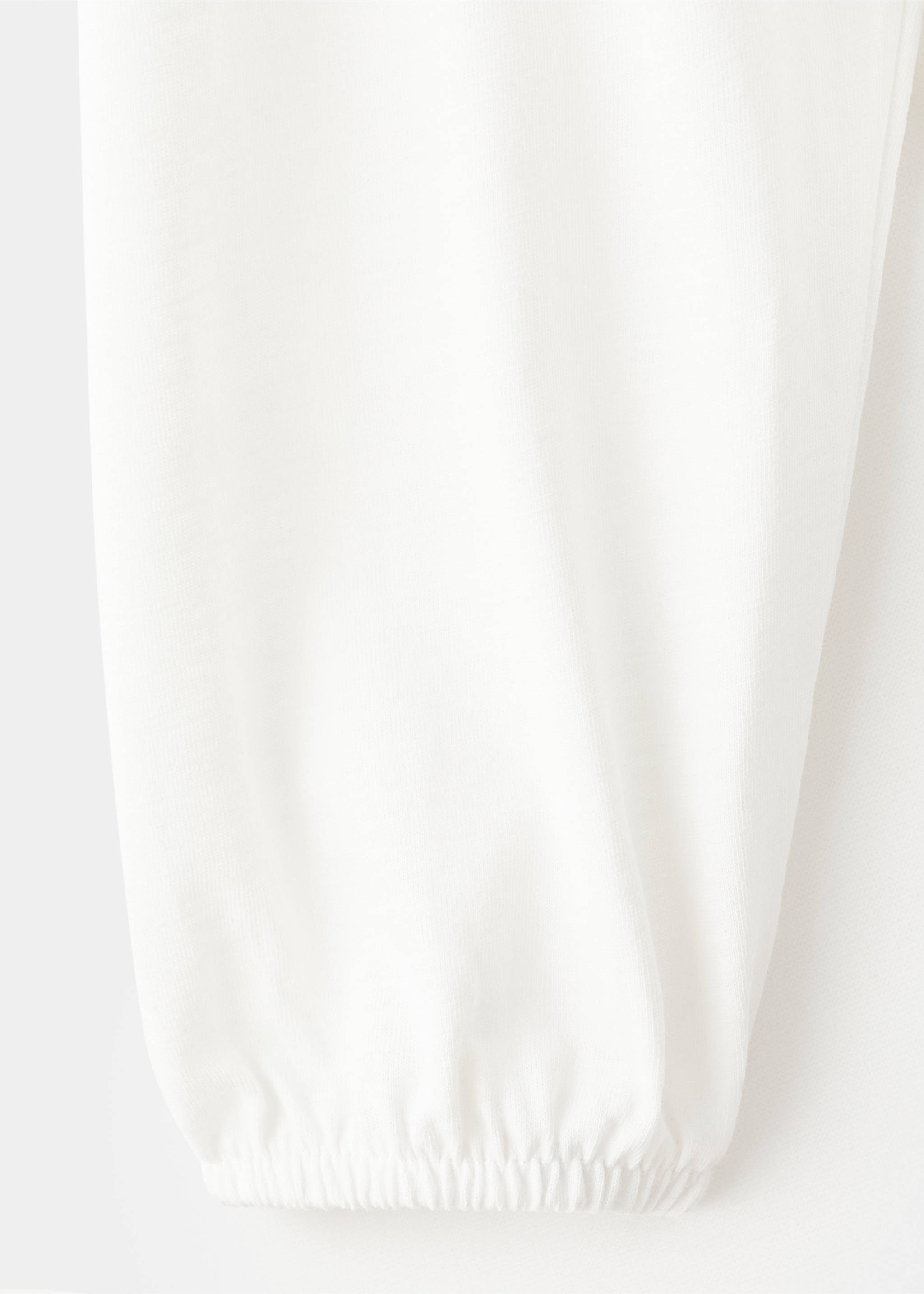 T-shirt brodé fleur - Détail de l'article 0, Blanc cassé. Ref: 17007777-00.