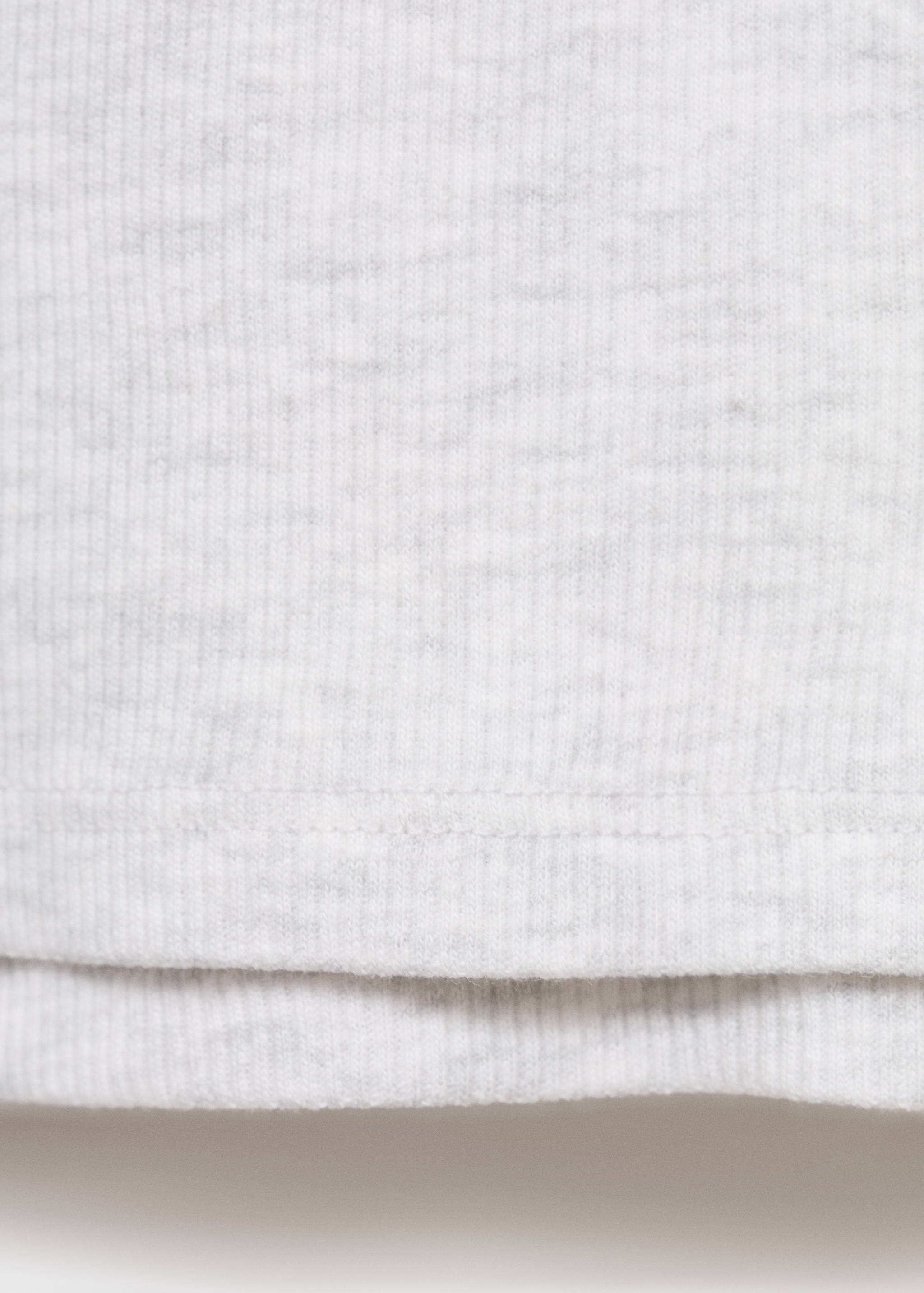 Double-layer cotton T-shirt - Details of the article 0