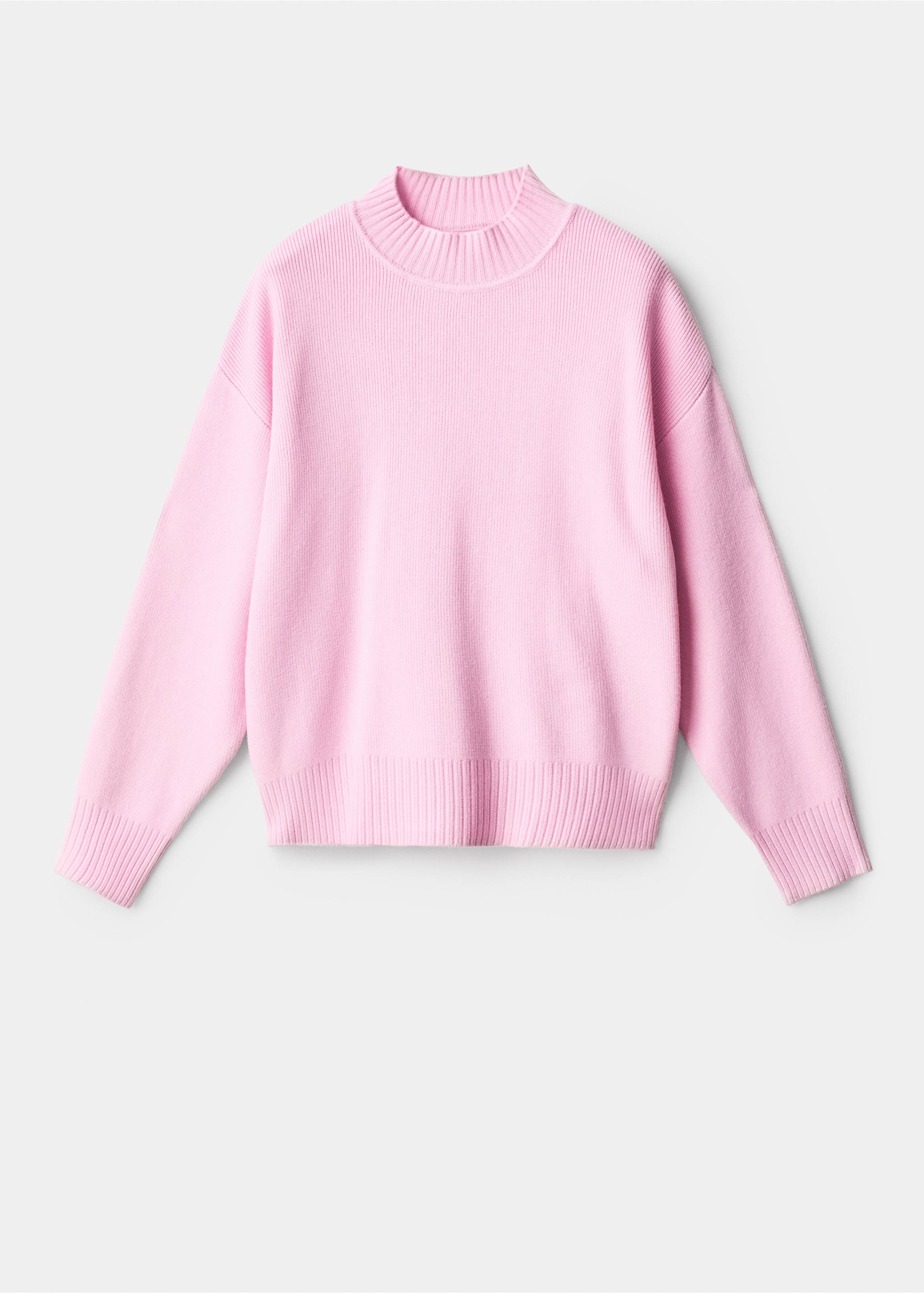 High collar sweater - Article without model, Pink. Ref: 17007788-00.