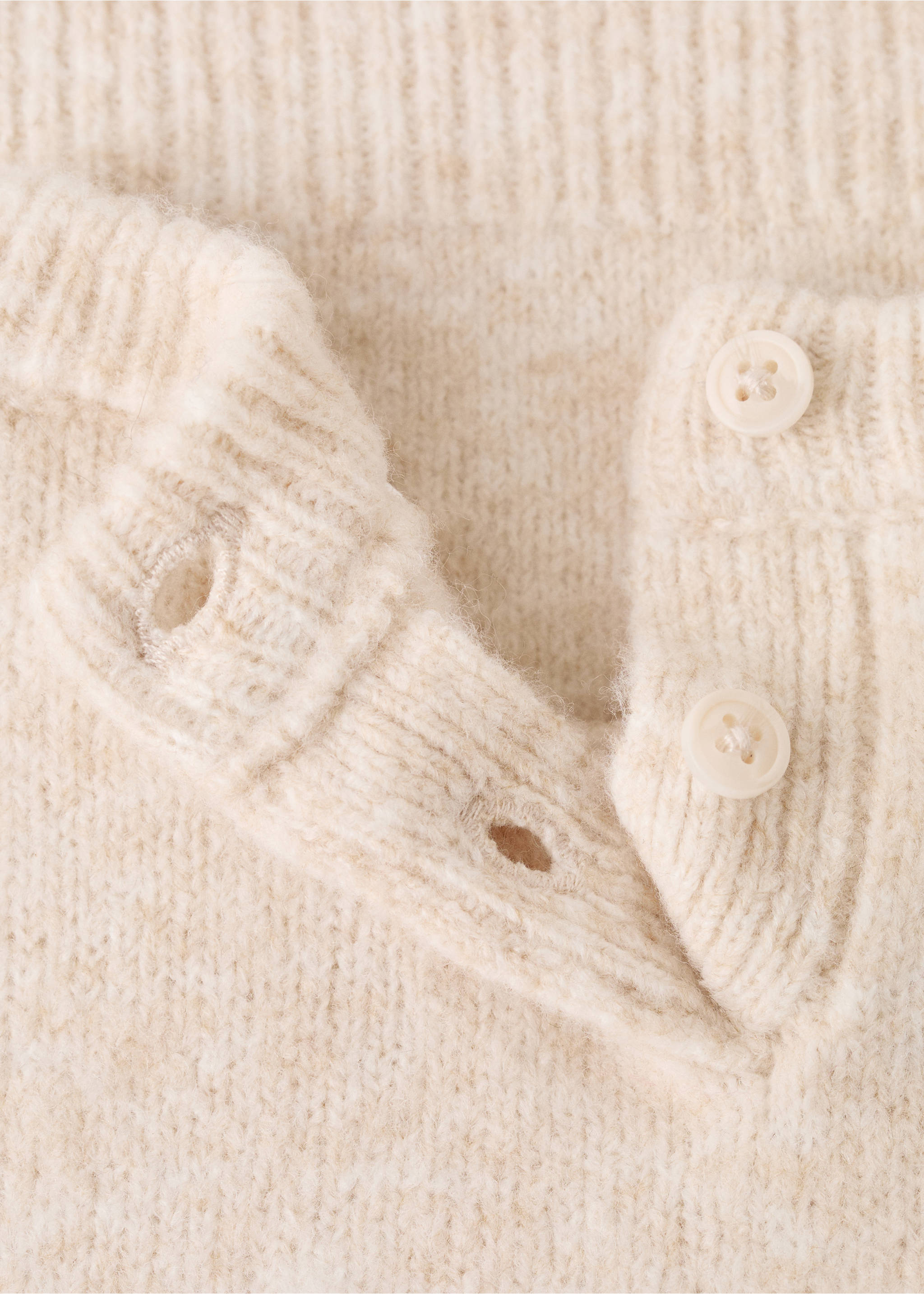Jersey punto bordado - Detalle del artículo 8, Beige. Ref: 17007794-00.
