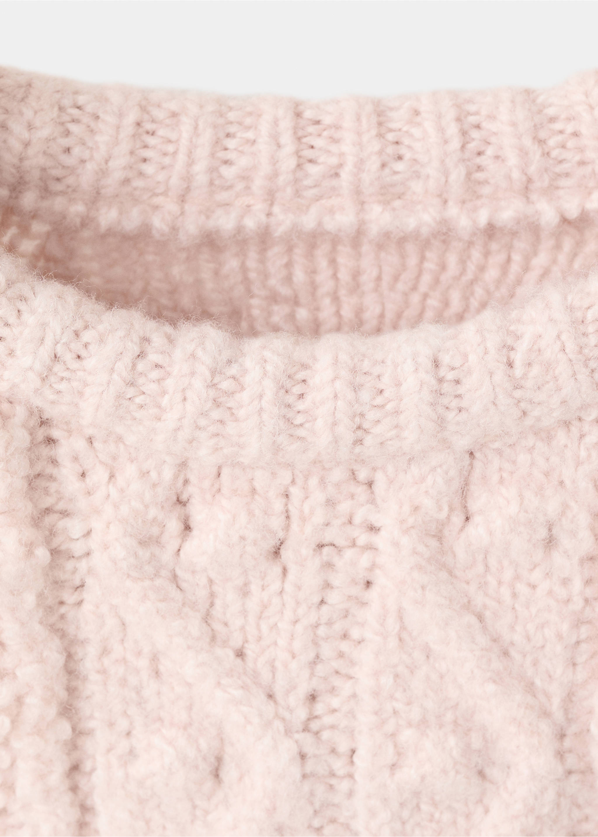 Jersey punto trenzado - Detalle del artículo 8, Rosa. Ref: 17007795-00.