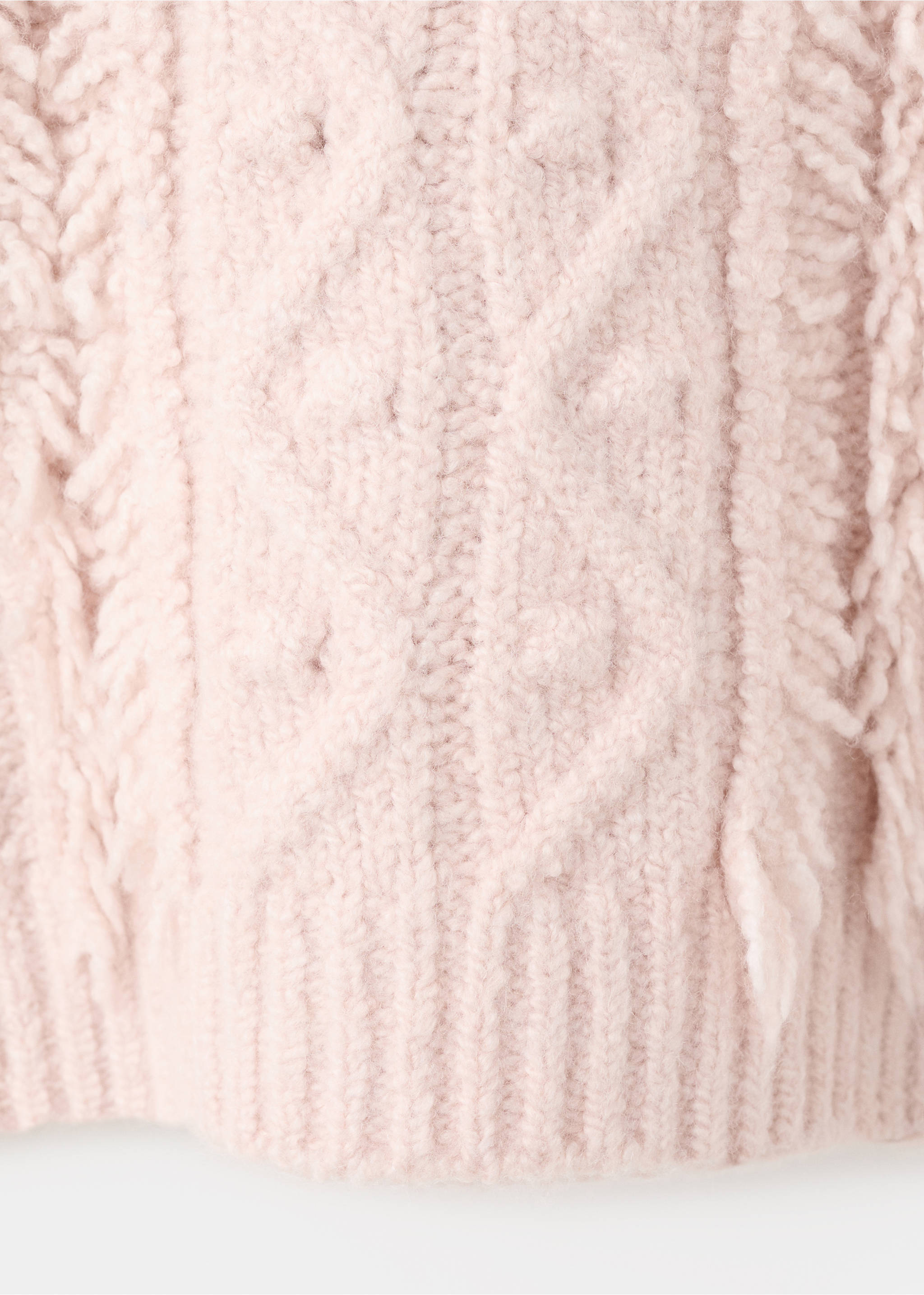 Jersey punto trenzado - Detalle del artículo 0, Rosa. Ref: 17007795-00.