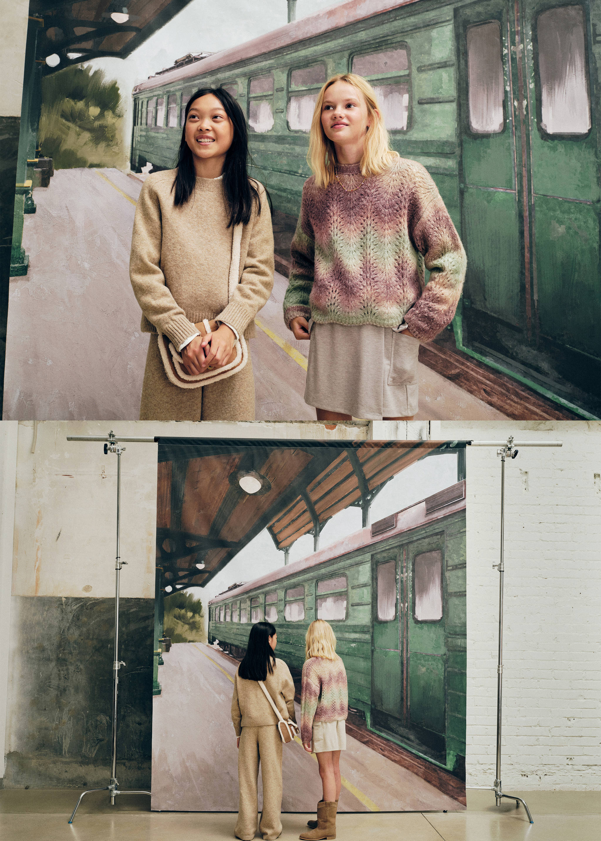 Multi-coloured knit sweater - Details of the article 3