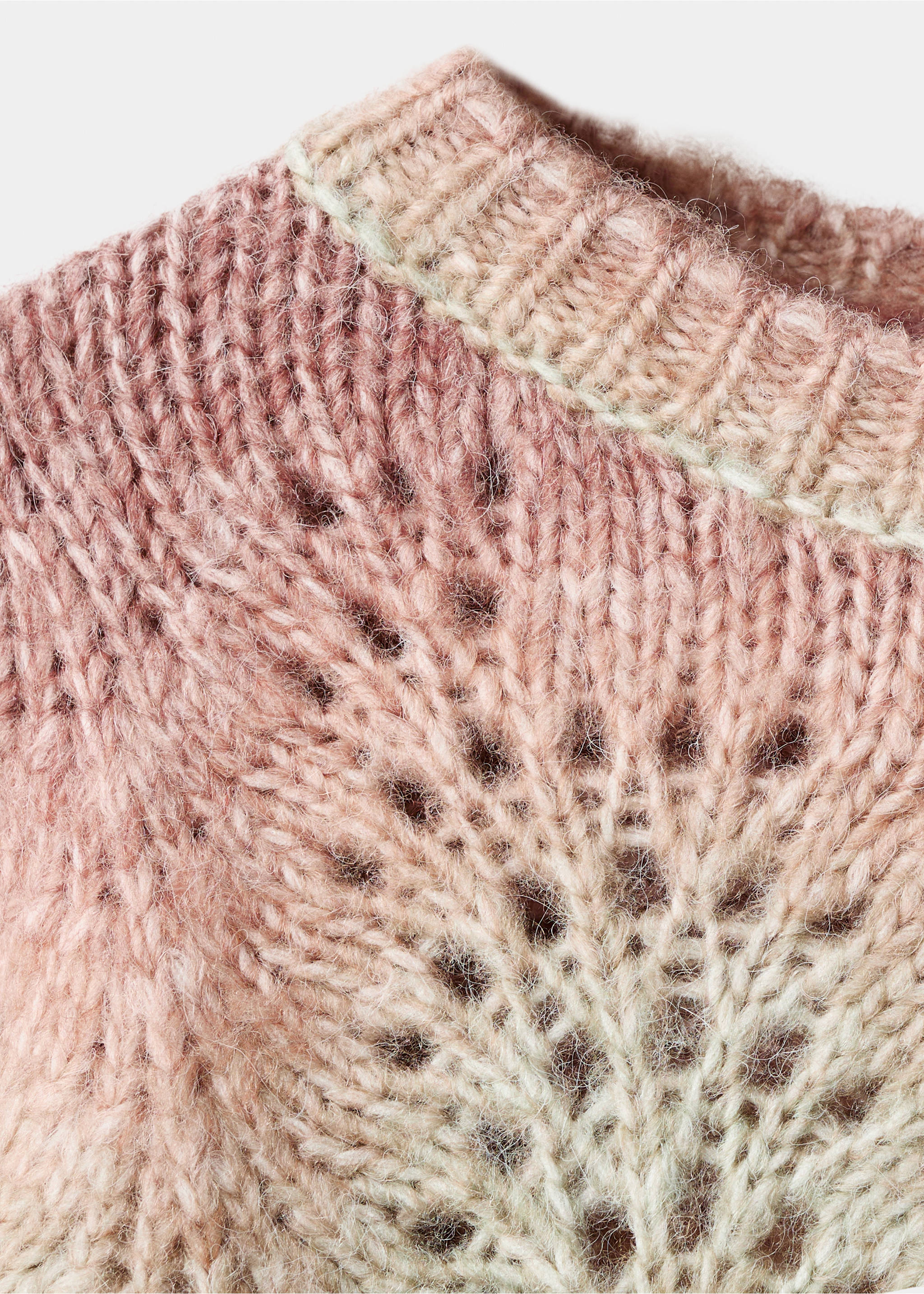 Jersey punto multicolor - Detalle del artículo 8, Rosa. Ref: 17007798-00.