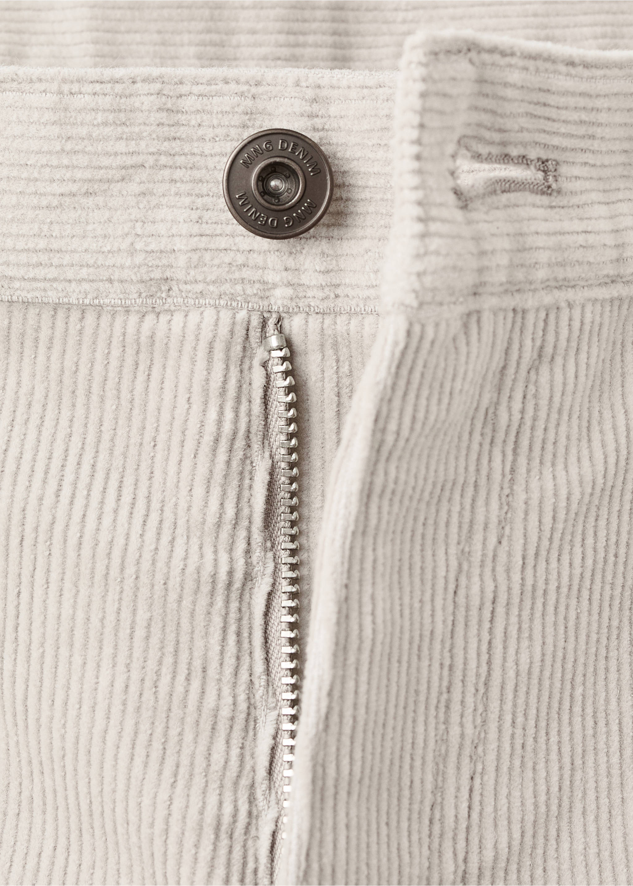 Pantalón pana regular fit - Detalle del artículo 8, Beige. Ref: 17007889-00.