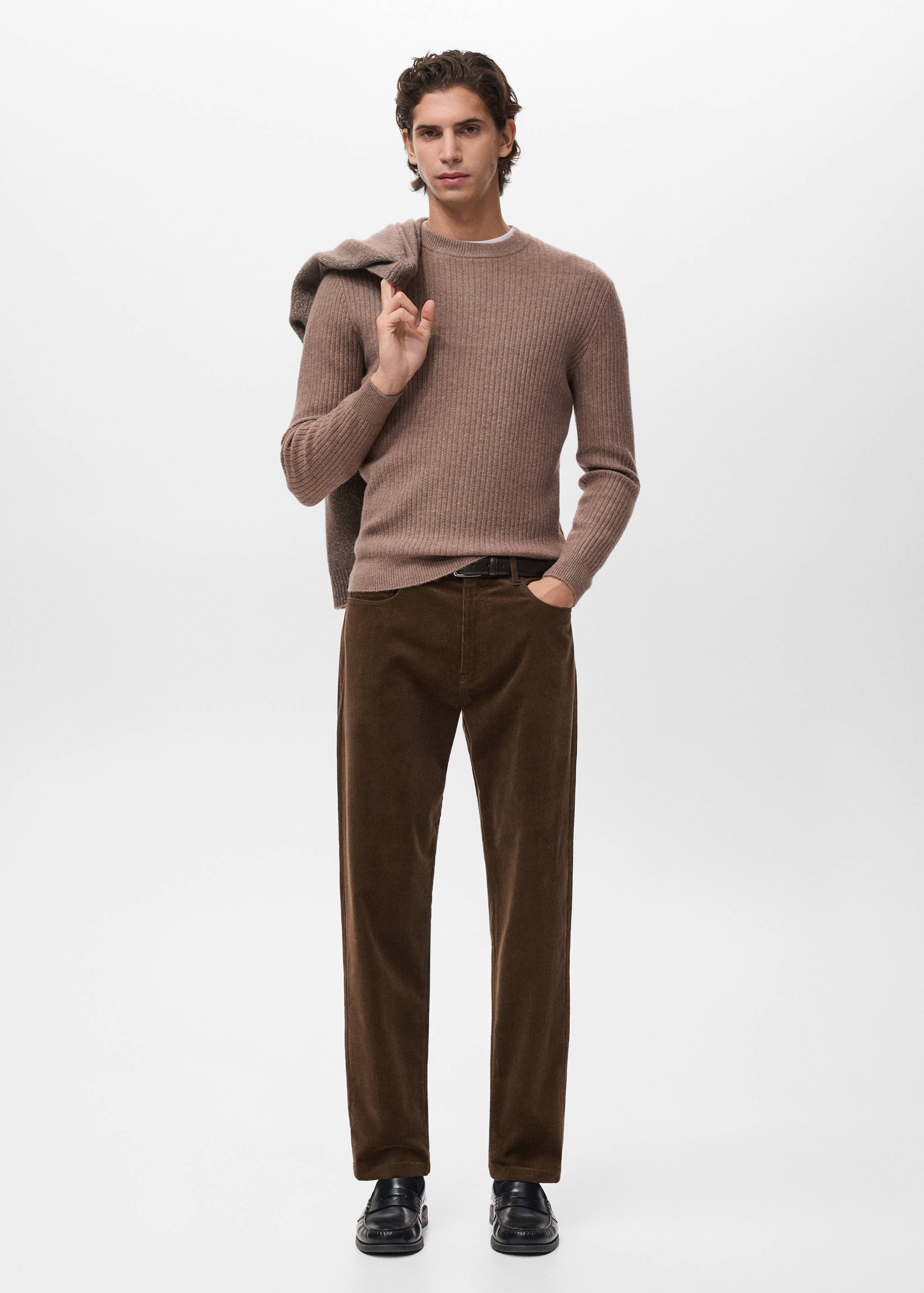 Pantalón pana regular fit - Plano general