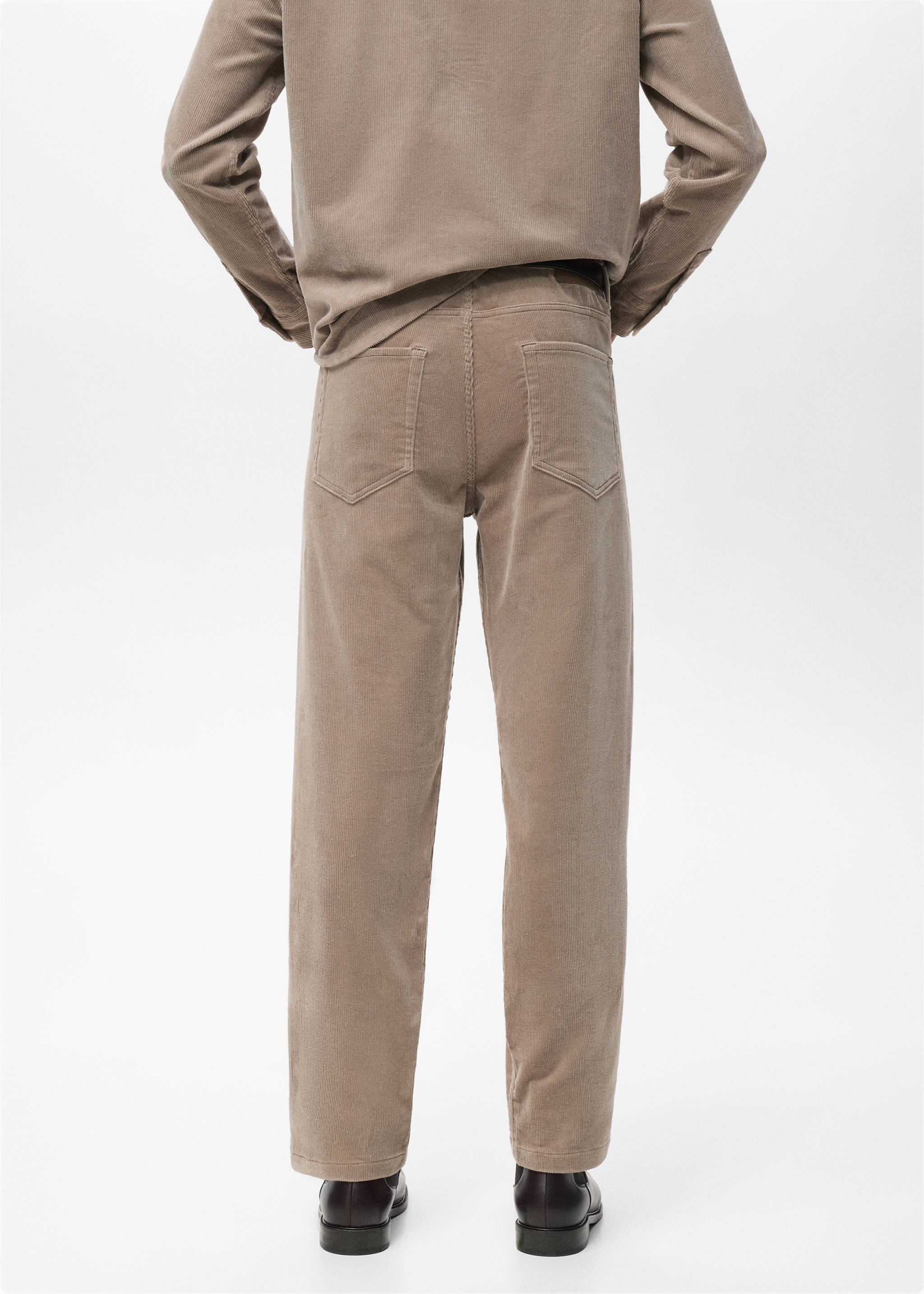 Pantalón pana regular fit - Reverso del artículo