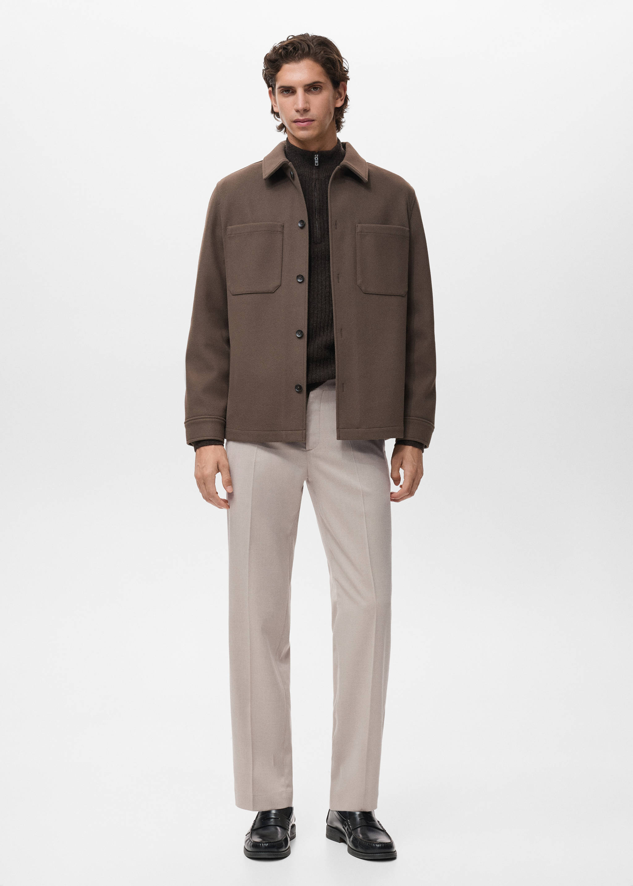 Fluid regular-fit trousers - General plane