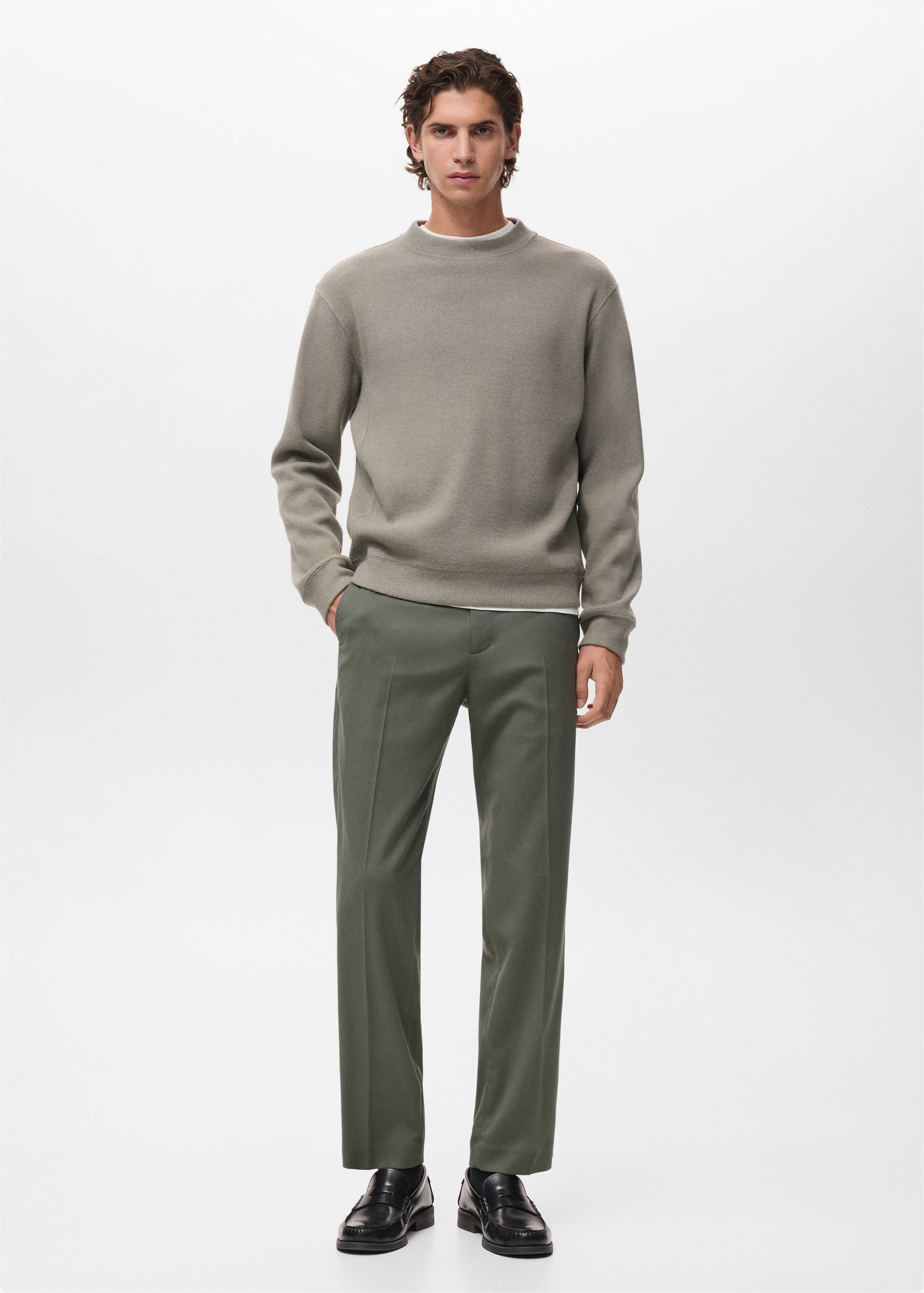 Fluid regular-fit trousers - General plane