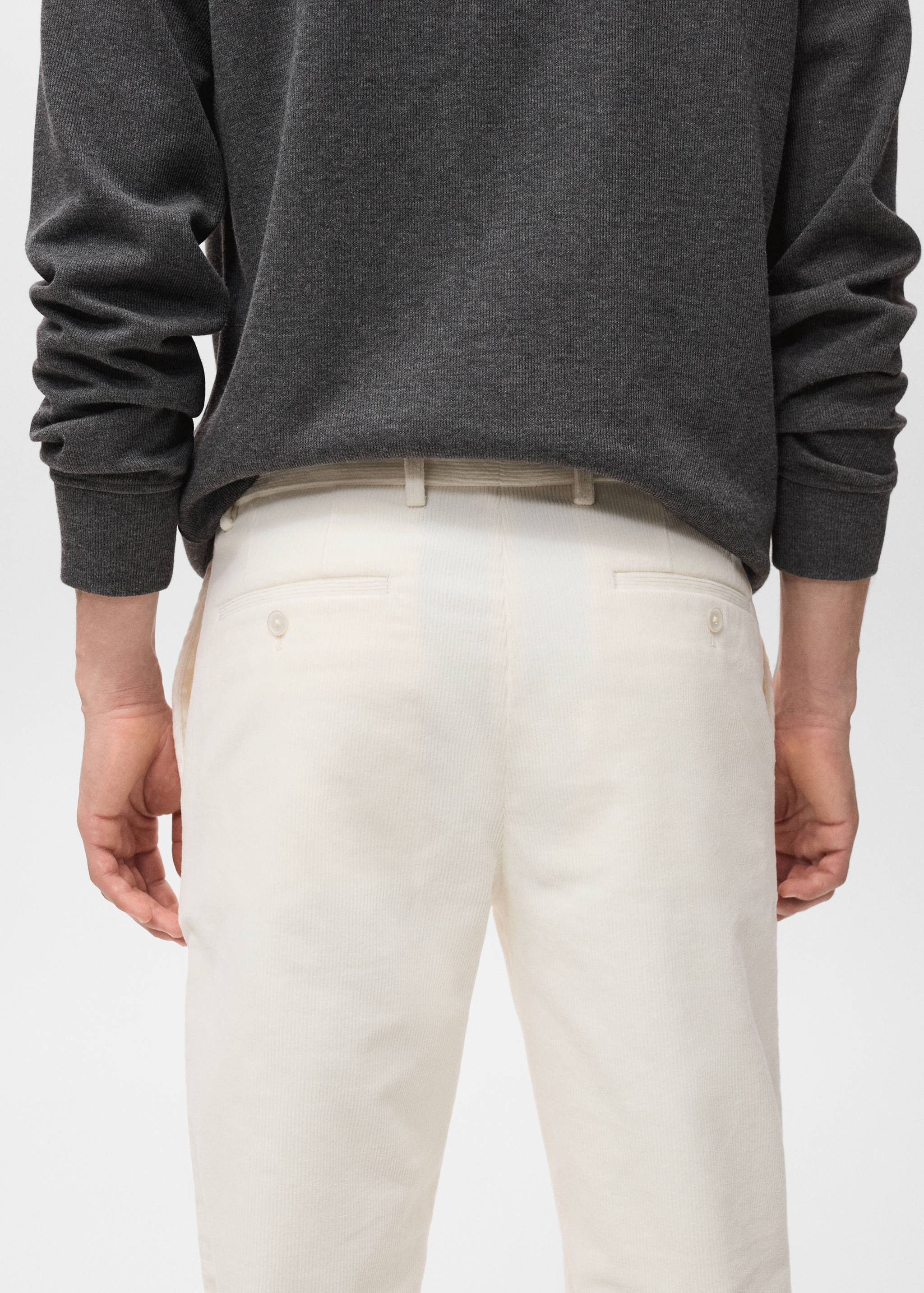 Pantalón regular fit algodón pana - Detalle del artículo 3
