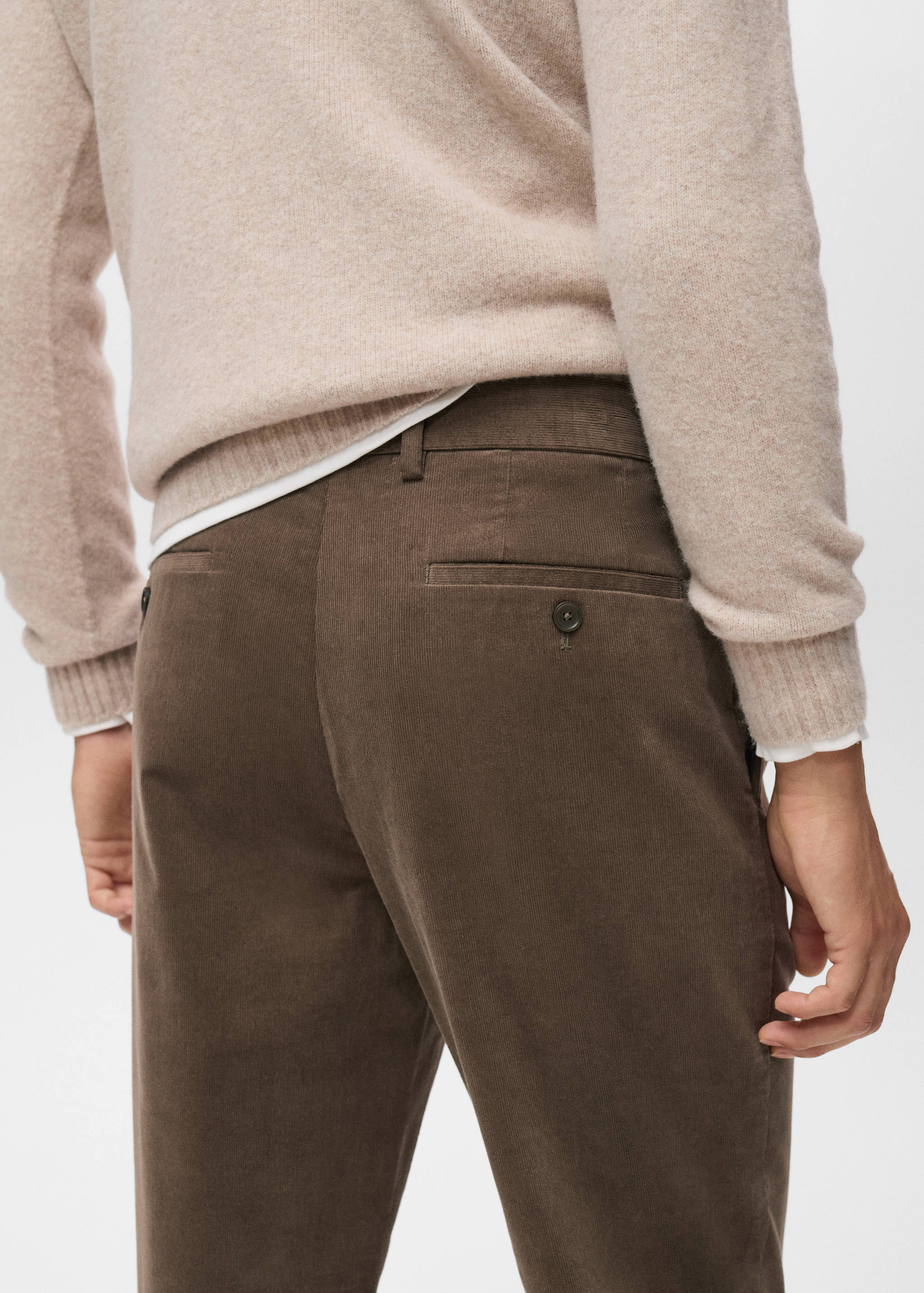 Pantalón regular fit algodón pana - Detalle del artículo 3
