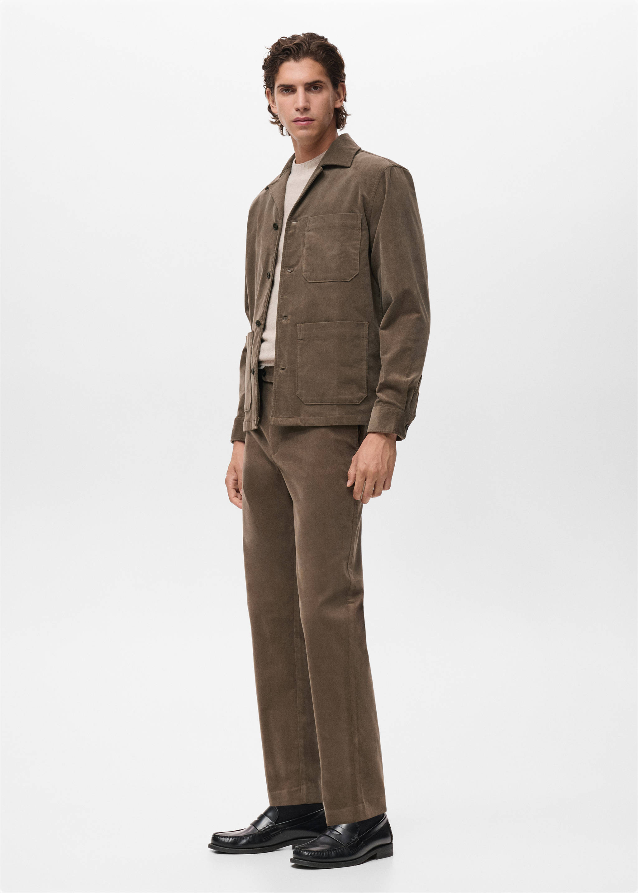 Pantalón regular fit algodón pana - Detalle del artículo 2