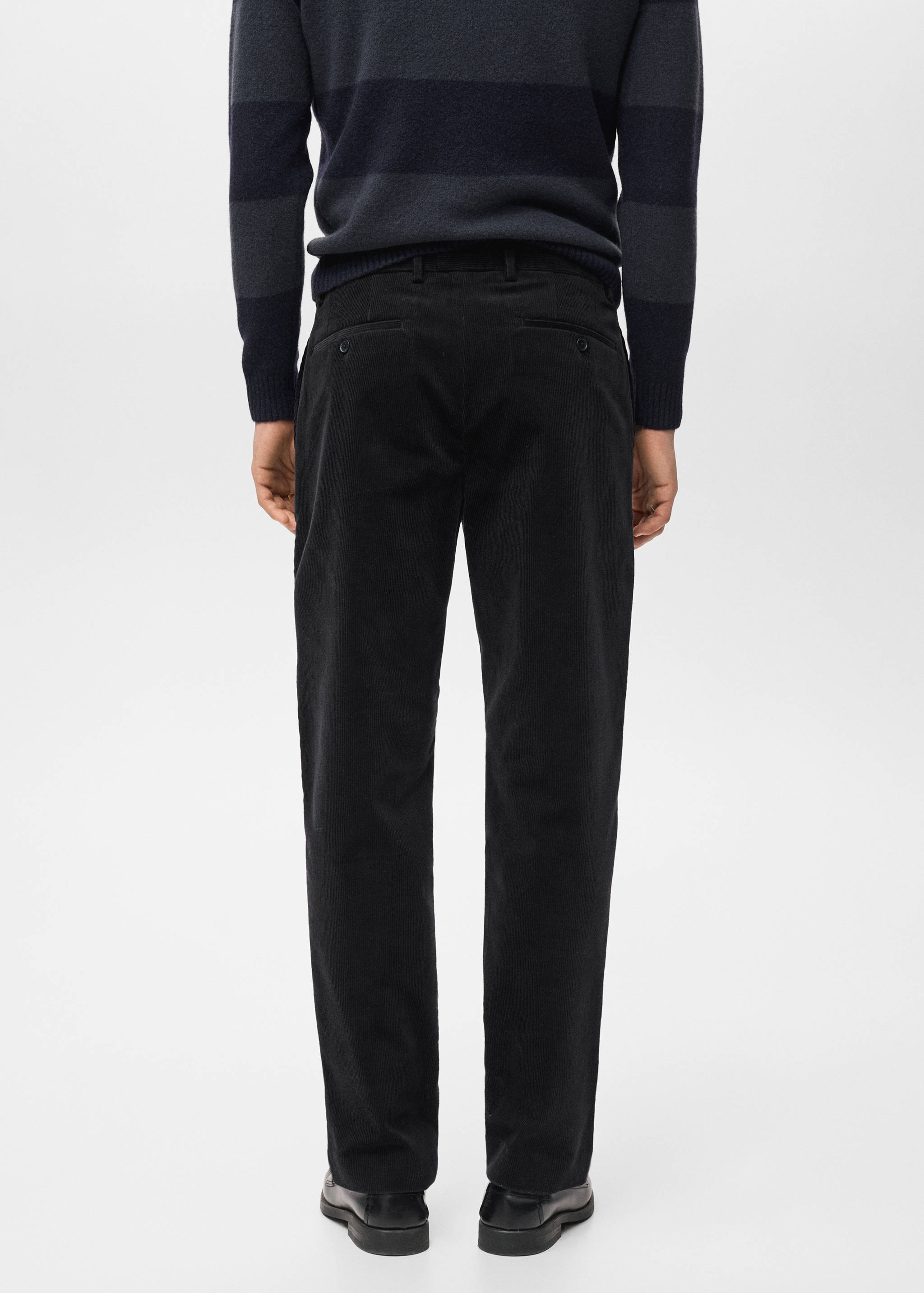 Pantalón regular fit algodón pana - Reverso del artículo
