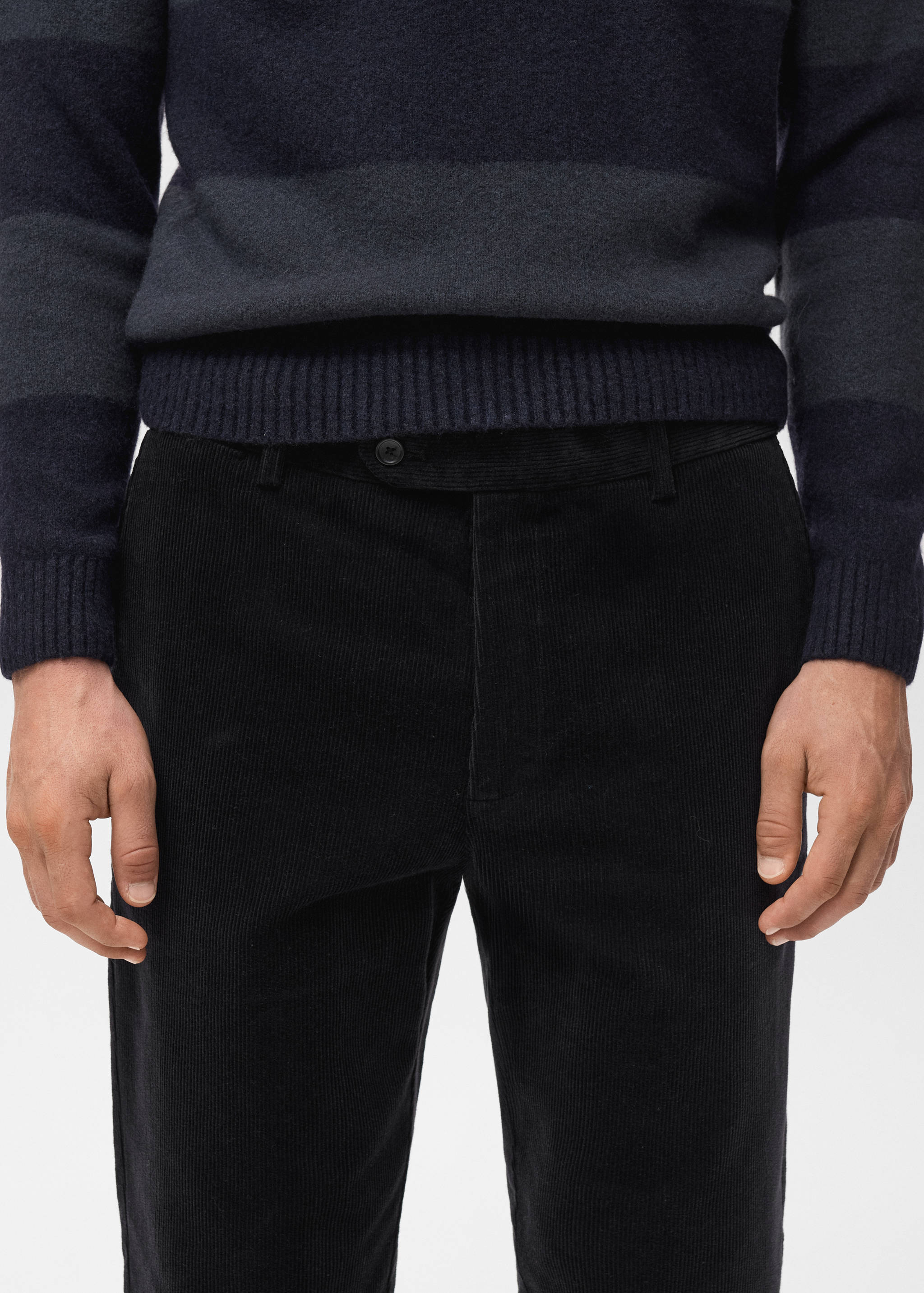 Pantalón regular fit algodón pana - Detalle del artículo 1