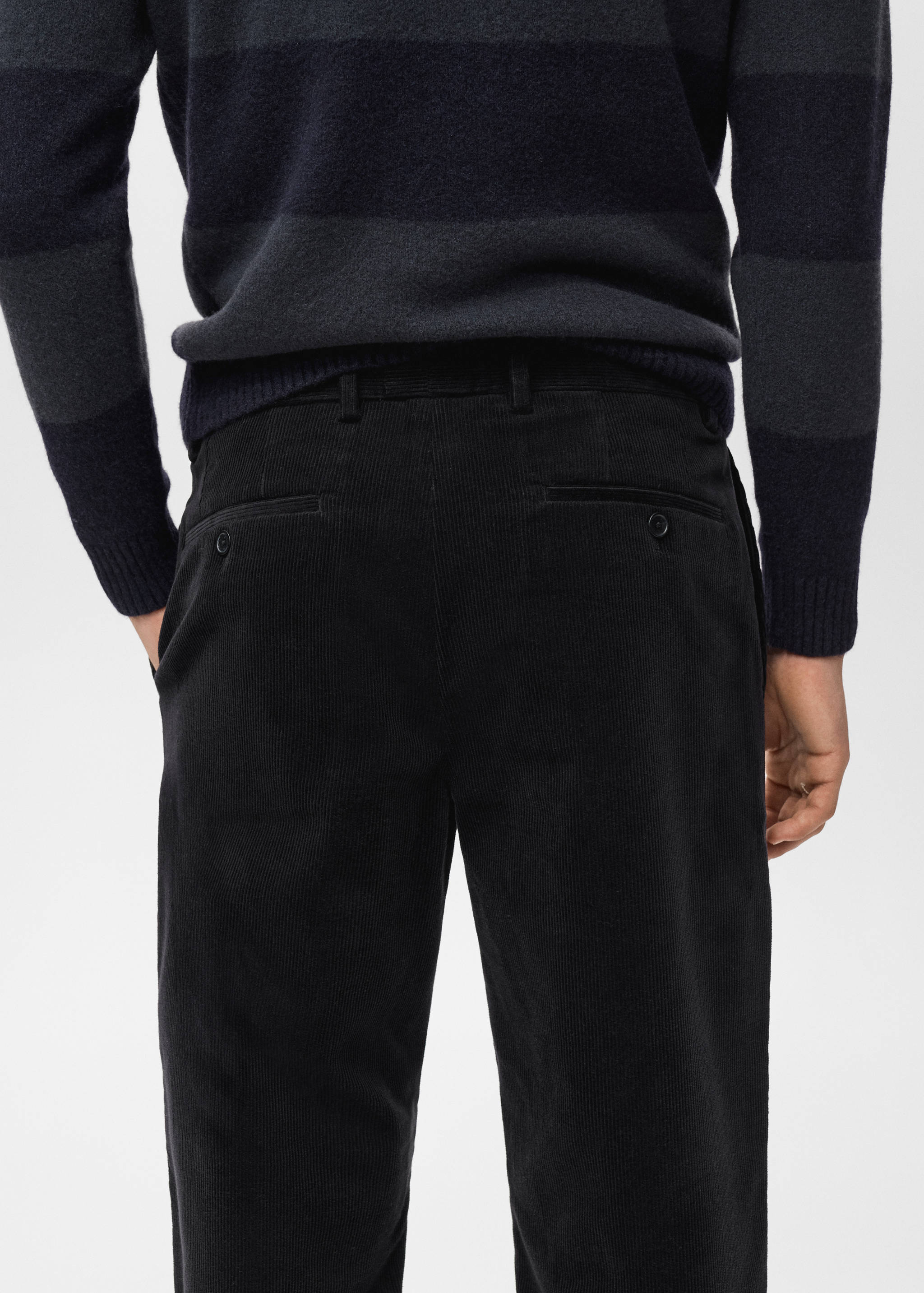 Pantalón regular fit algodón pana - Detalle del artículo 3
